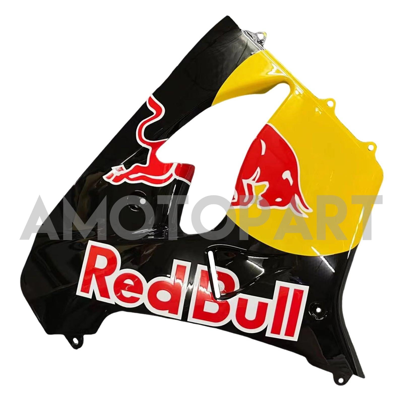 Amotopart 2000-2001 Kawasaki ZX9R White Black Fairing Kit