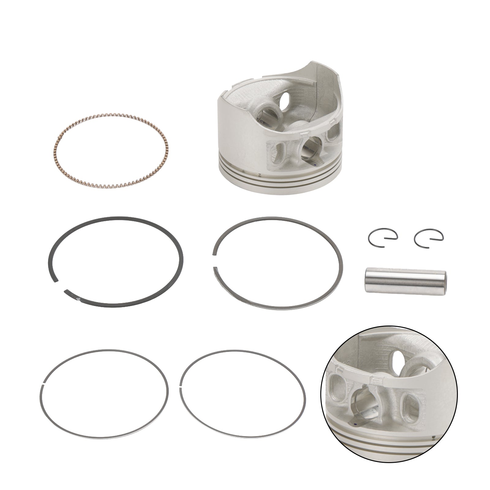 Motor Piston Kit Standaard Bore 78,5 mm Past voor Honda Rancher TRX350FE TE 00-06
