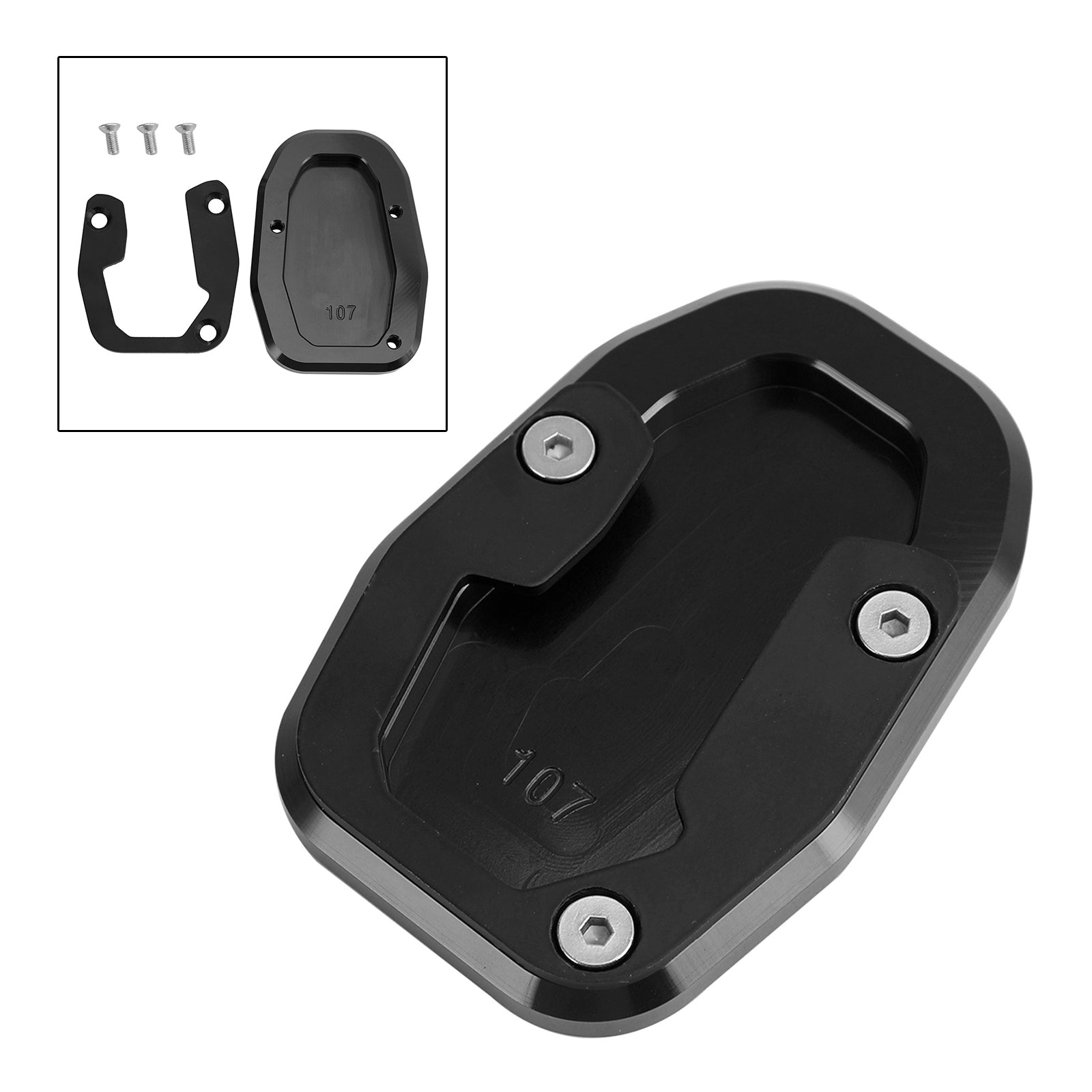 2022-2023 Ducati Desert X Kickstand Förstora plattplatta