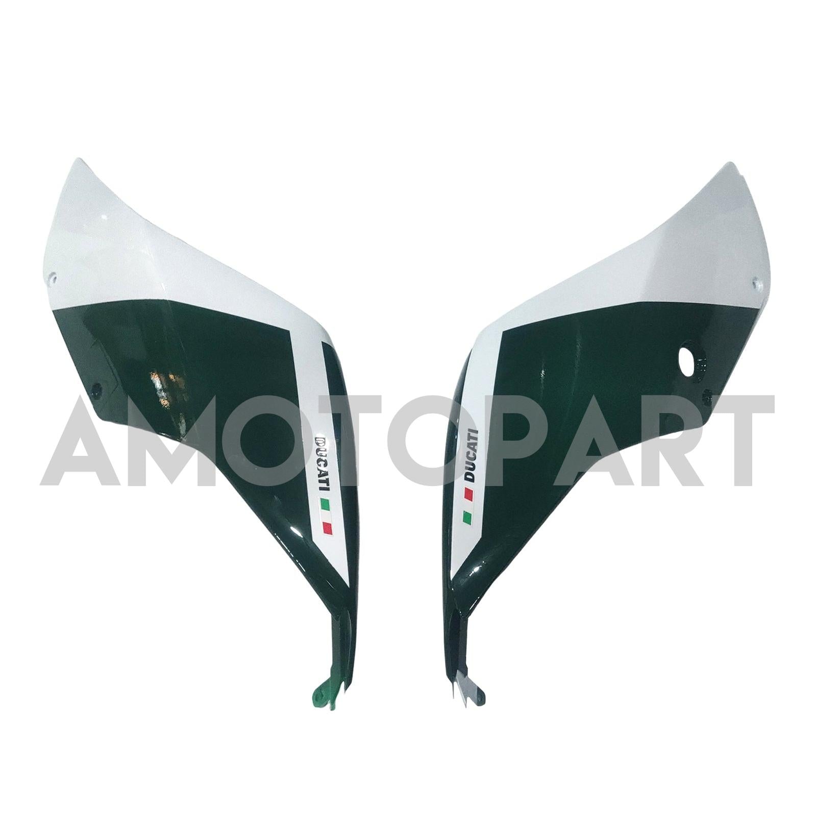 Amotopart 2012-2015 Ducati 899 Green White Red Fairing Kit