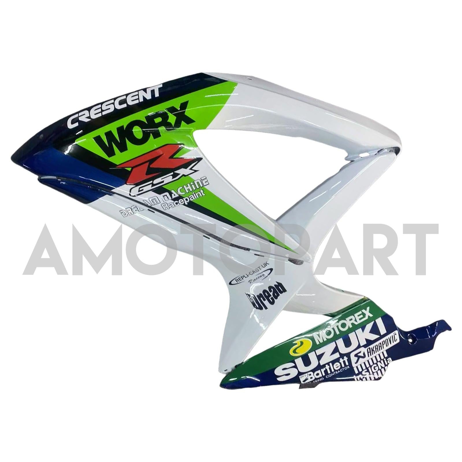 Amotopart 2008-2009 Suzuki GSXR 600/750 White Fairing Kit
