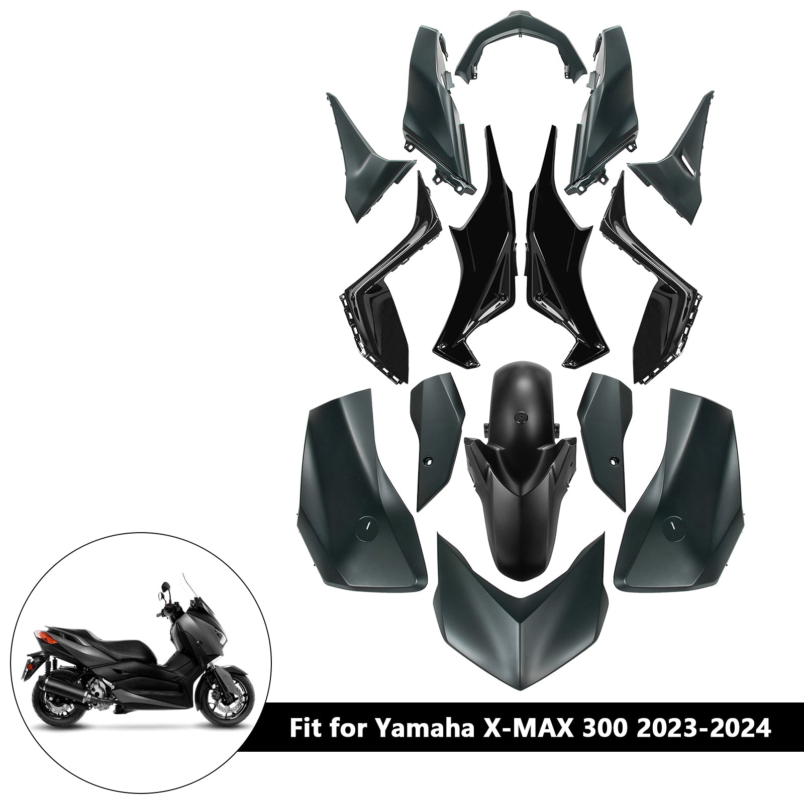 Amotopart 2023-2024 Yamaha x Max 300 Kit de carénage