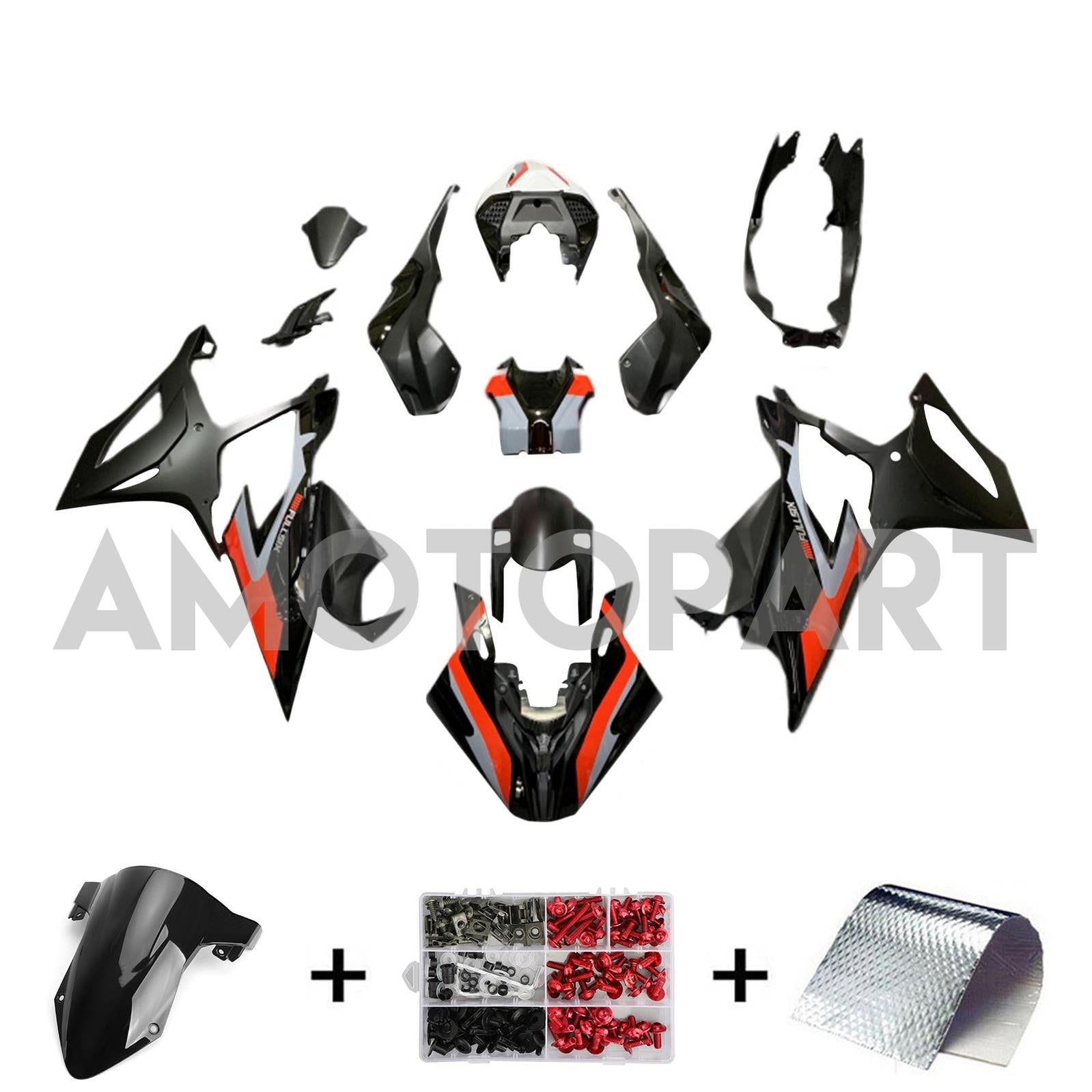 AMOTOPART BMW S1000RR 2019-2022 COLLECTION KIT FAIRING TROIS