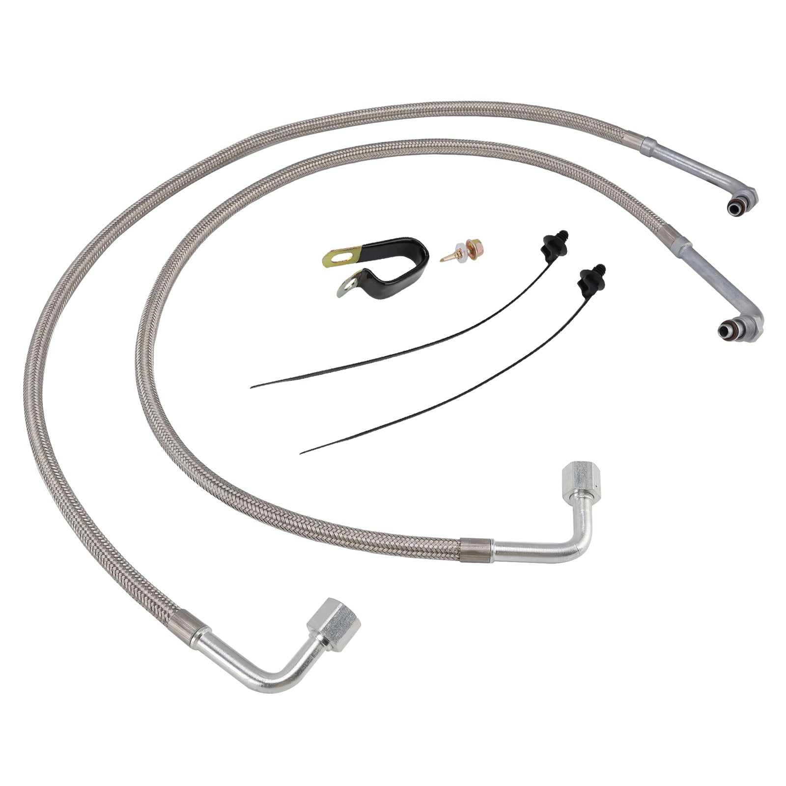 Polaris Trail Boss 330 03-08 2X Oil Hose Oil Cooler Lines 2204030 5412355