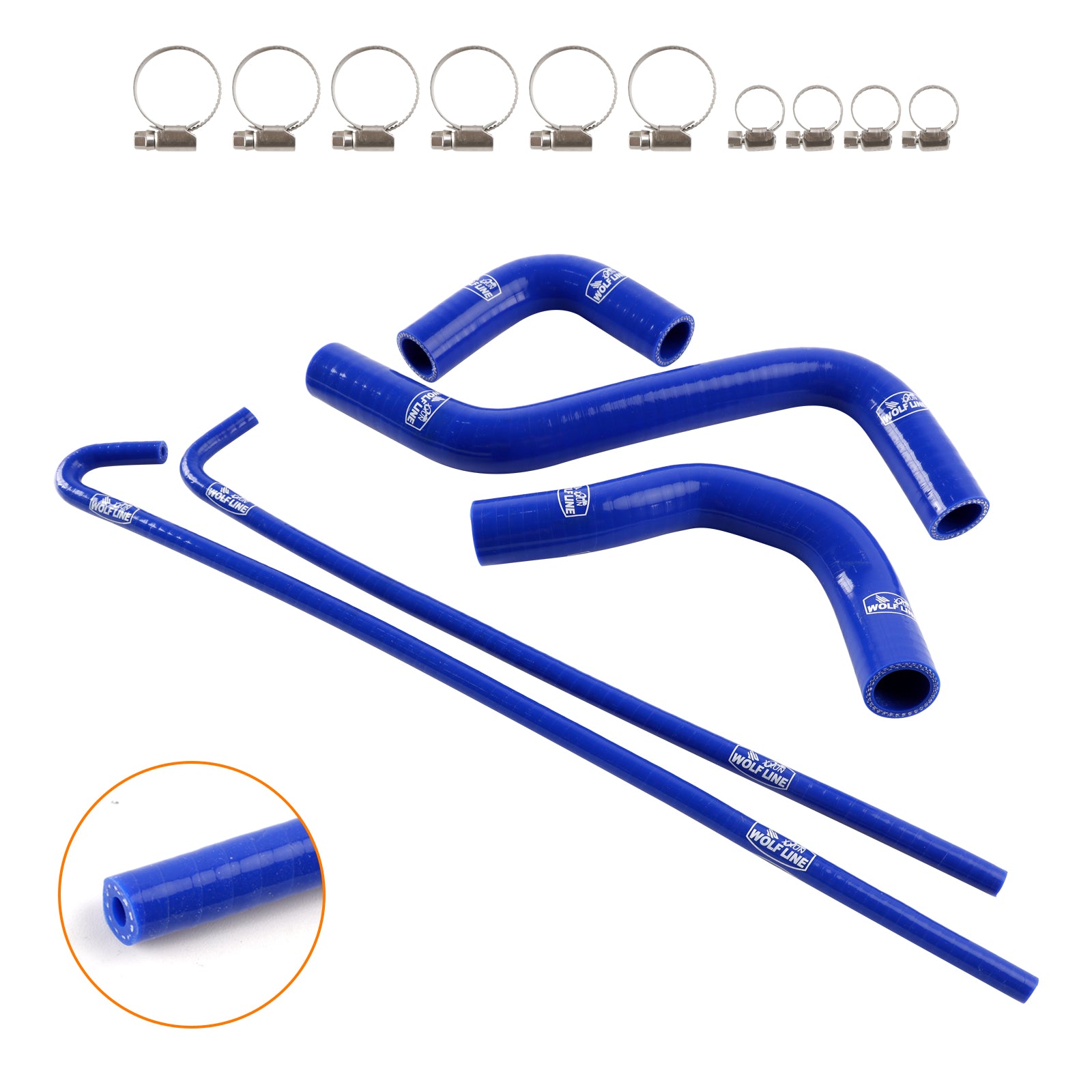 17-24 Kawasaki Z900 & 17-25 Z900RS Silicone Radiator coolant Hose kit