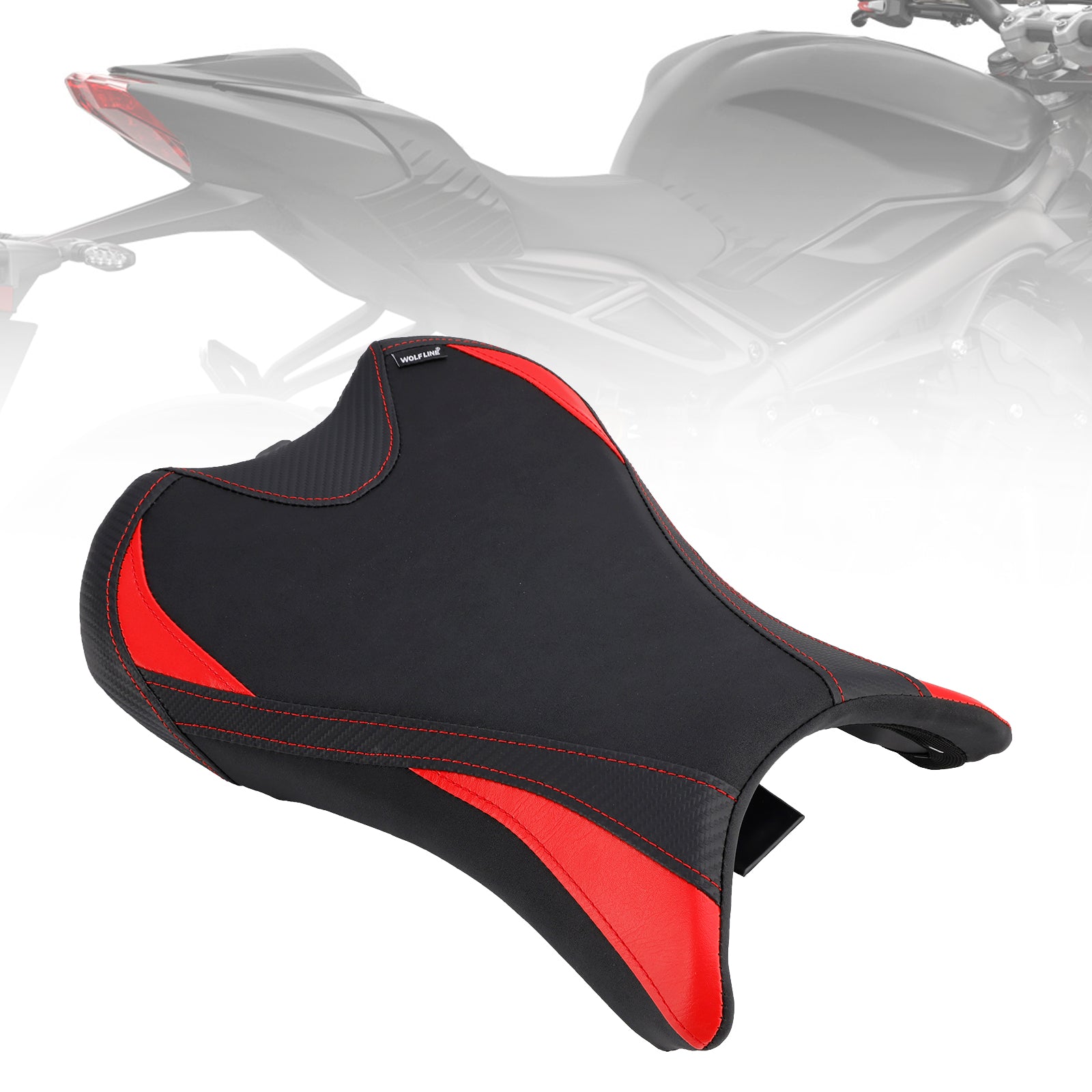 19-22 Street Triple 765/S/R Front Driver Raider Seat Pillle Black