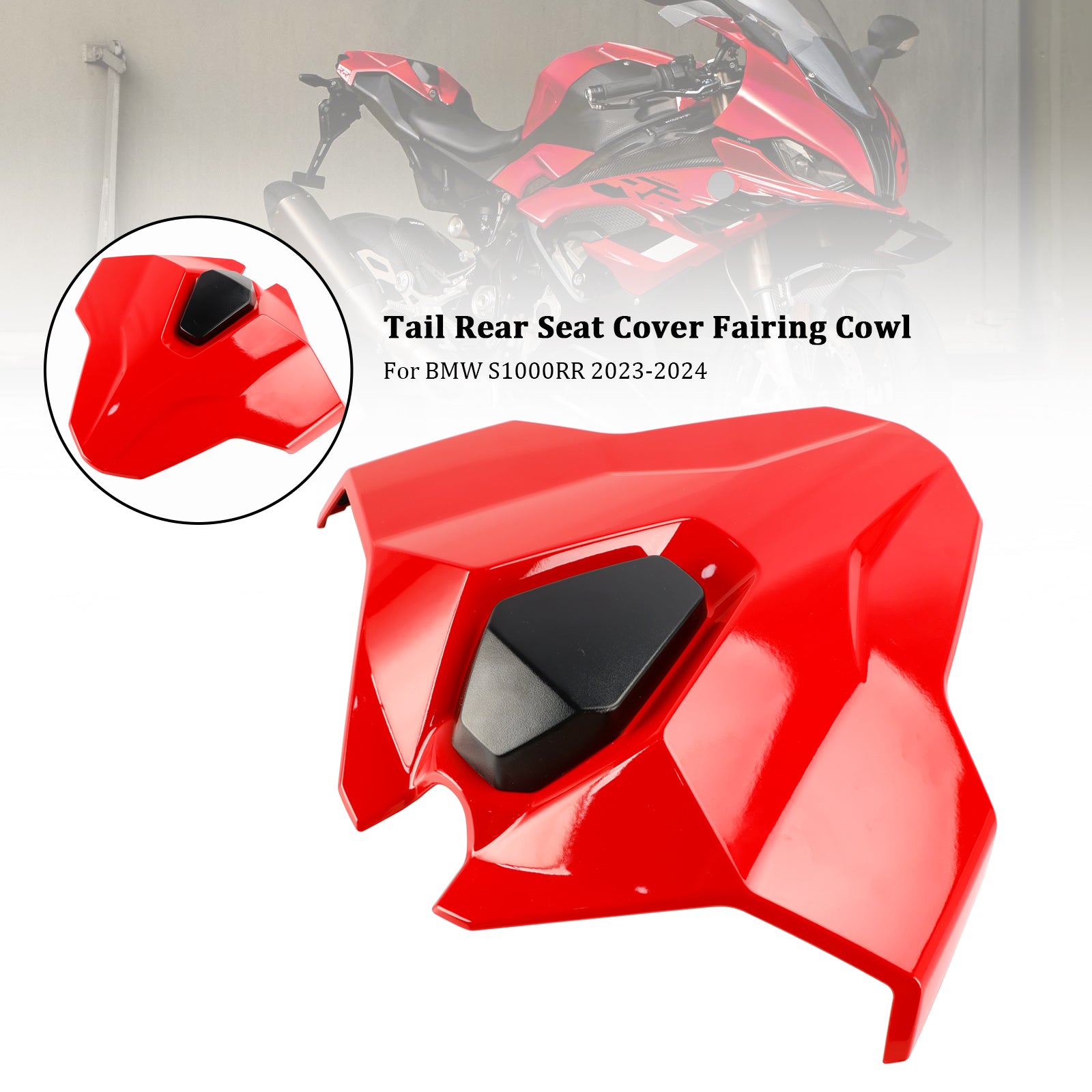 23-24 BMW S1000RR Svans baksäte Cover Fairing Cowl