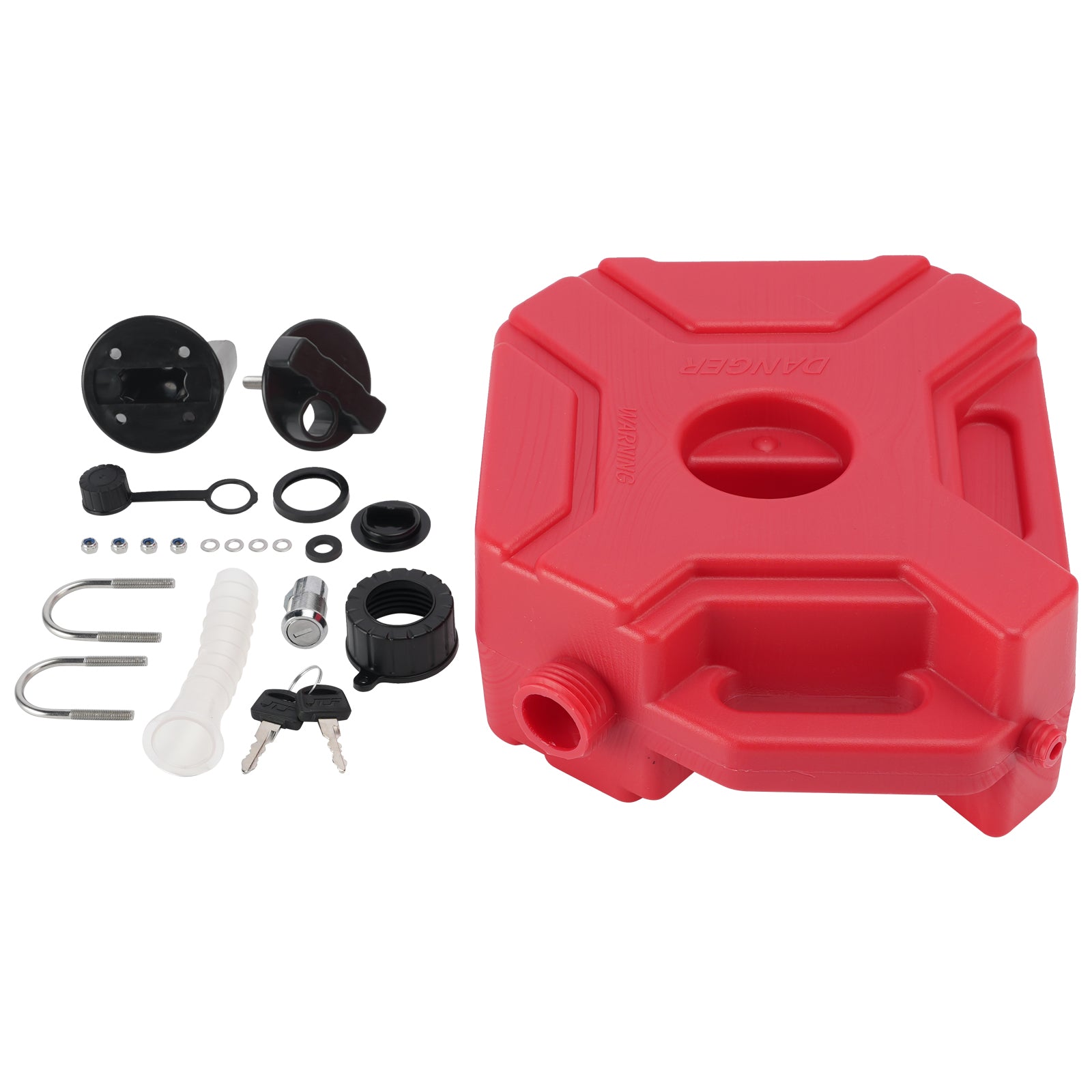 Touring Adventure 5L oliegasbeholder Antistatisk Jerry Can Brændstoftank Rød