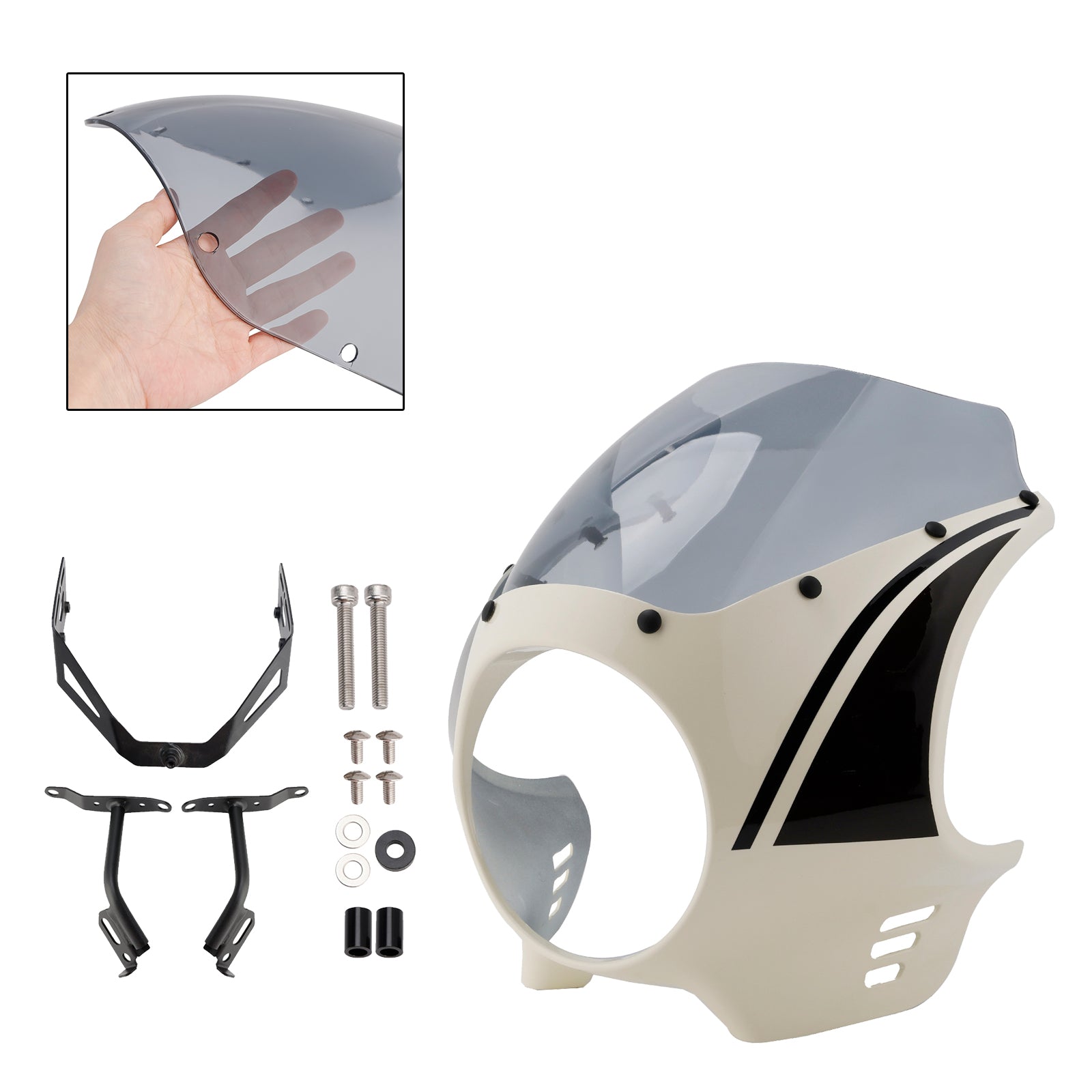 Yamaha XSR900 2022-2025 Headlight Fairing Windshield WindScreen