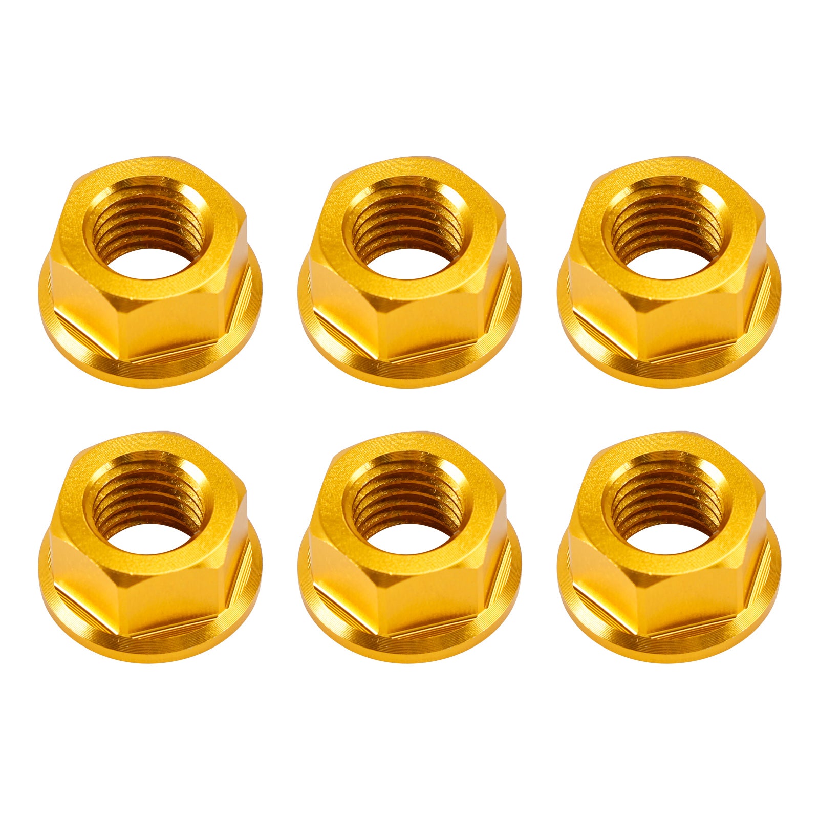 08-16 Aprilia Pegaso 650 05-09 Dorsoduro 750 M10x1.5 Sprocket Nut Set Gold