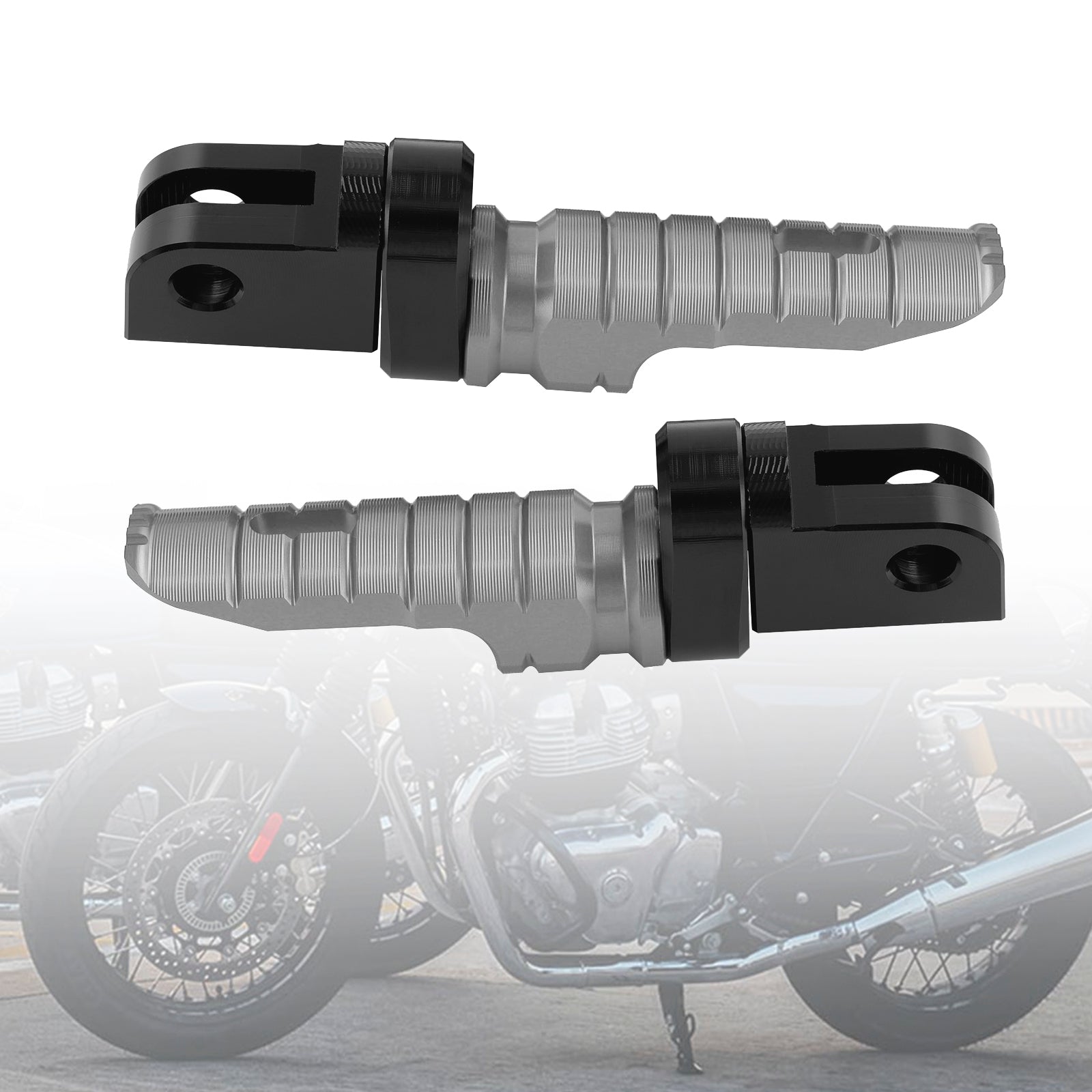 Front Footrests Foot Peg fit for INTERCEPTOR 650 2018-2023 Hunter 350 2022-2023