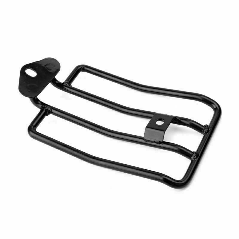 2004-2015 Harley 1200 Solo XL883 Rack Sportster Gepäck SPLL SEAT Schwarz