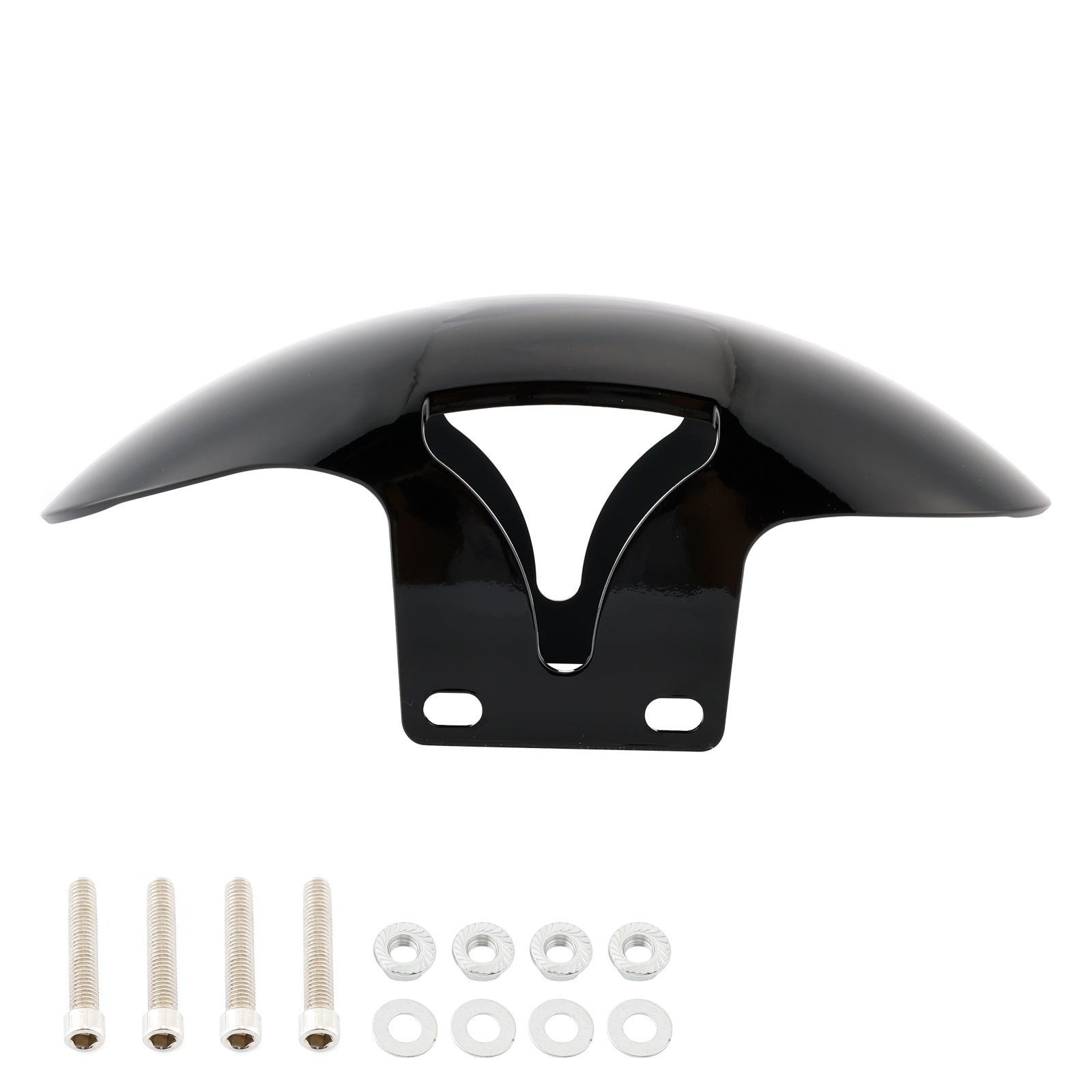 2018-2024 M8 Softail Fat Boy FLFB 160 R18 Fender delantero de ABS corto