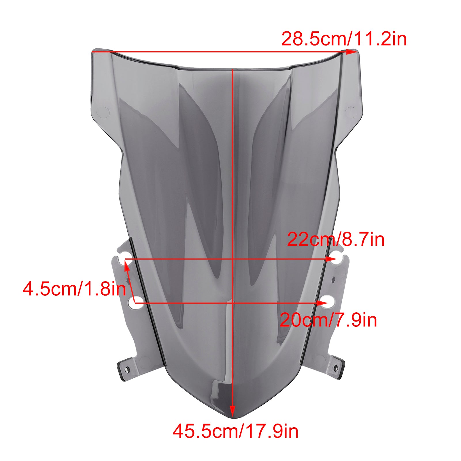 Daytona 660 2024-2025 Motorizador de parabrisas de motocicleta
