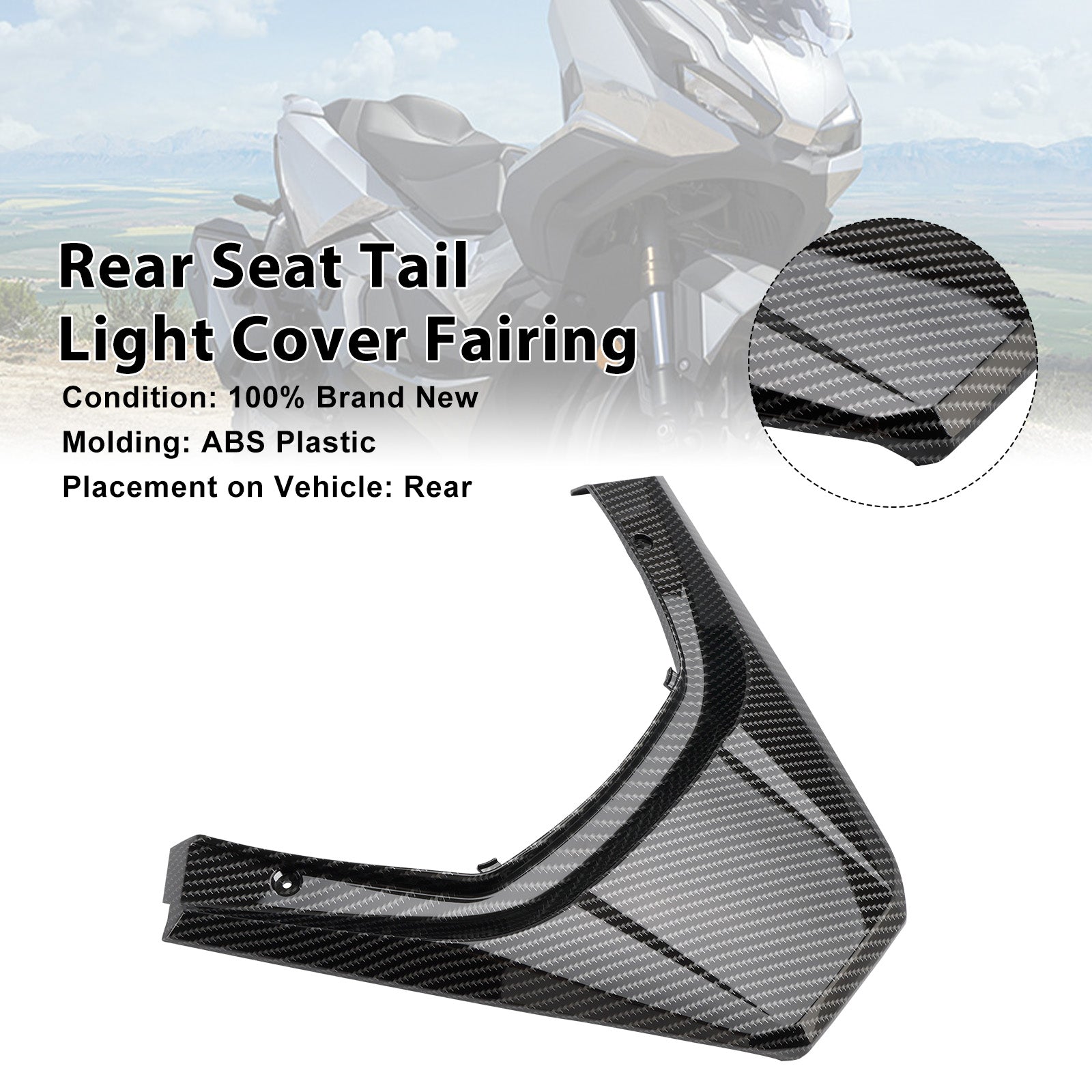 Honda ADV 350 2022-2025 Rear Seat Tail Light Cover Fairing