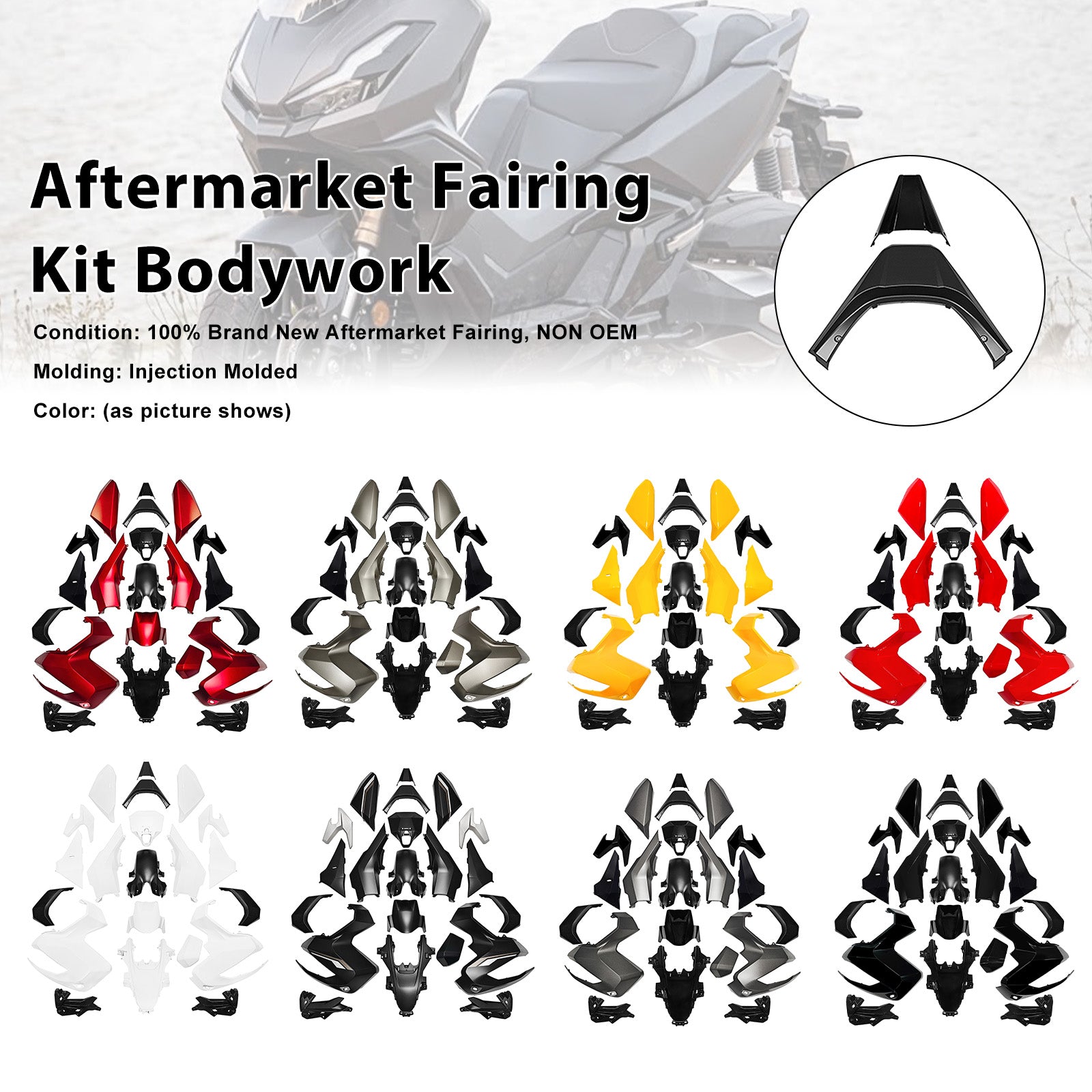 Amotopart 2022-2025 Honda ADV350 Fairing Kit Collection