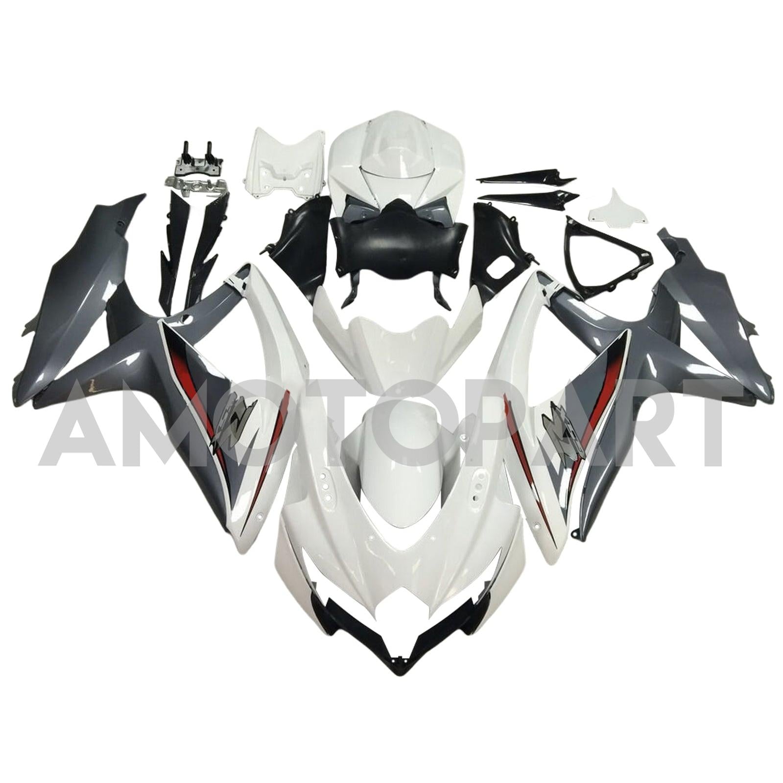 Amotopart 2008-2010 Suzuki GSXR 600/750 Collection de kit de carénage