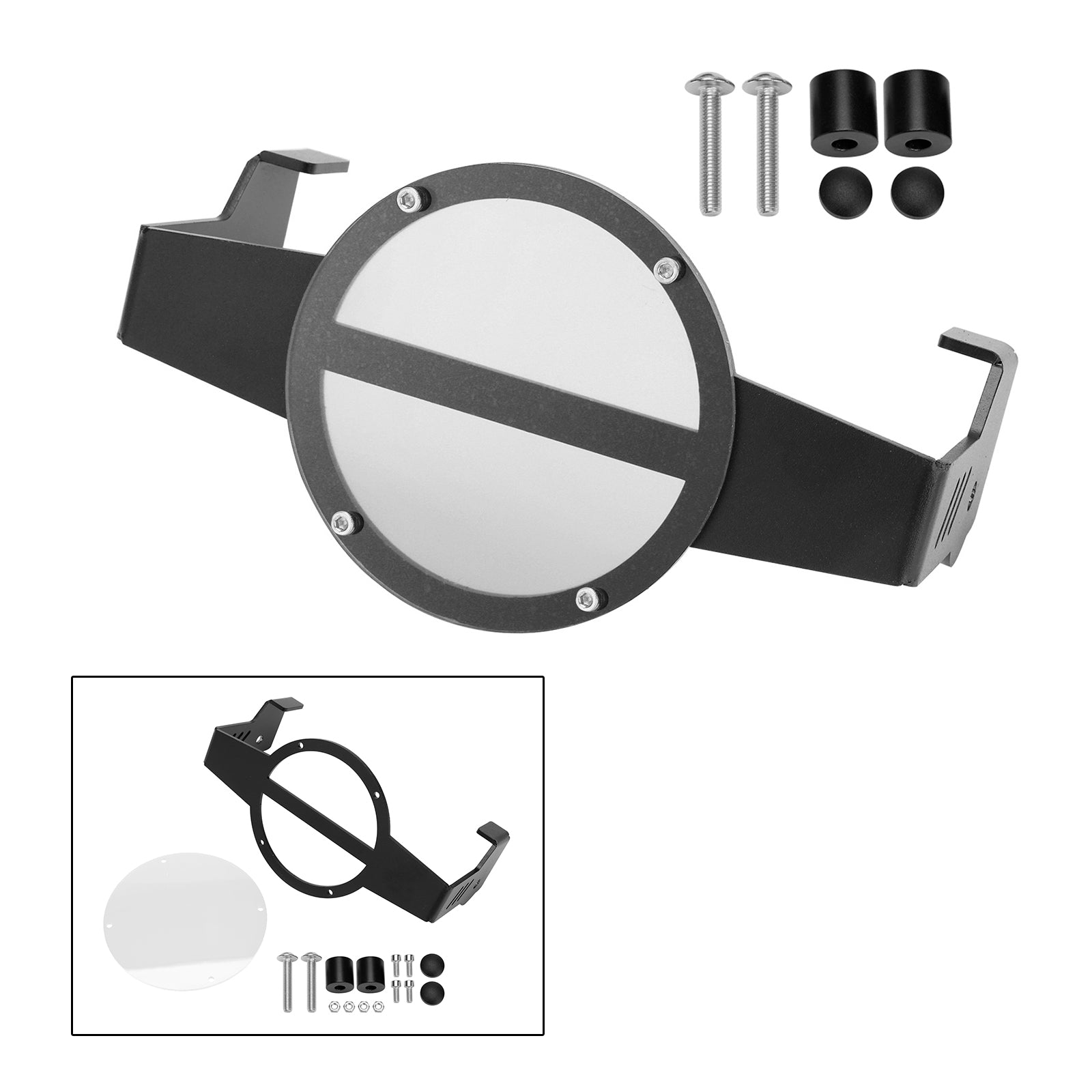 Protezione della copertura dello scudo della protezione del faro adatta per Honda Cross Cub 110 Cc110 2023 Rosso