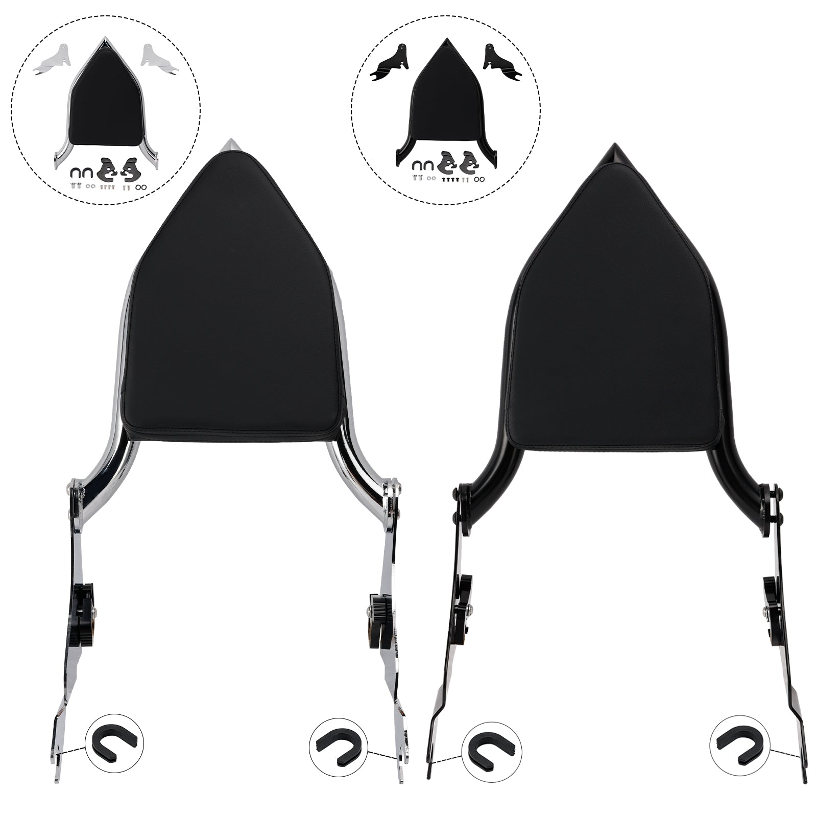 Road King 2009-2022 Street Glide 2009-2024 Passenger Sissy Bar Backrest