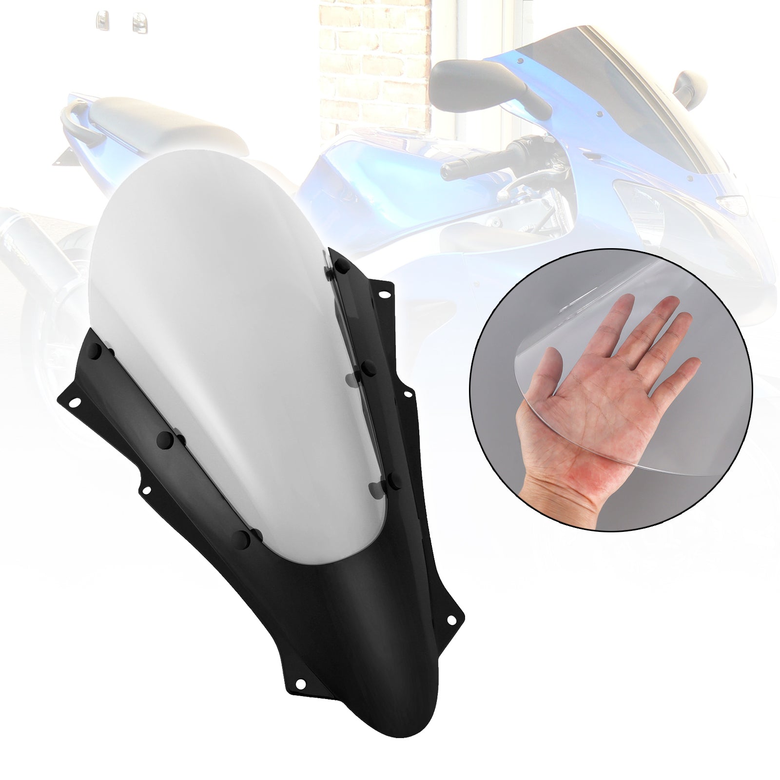 2023 Kawasaki ZX-4R ZX-4RR vindrutan vindruta