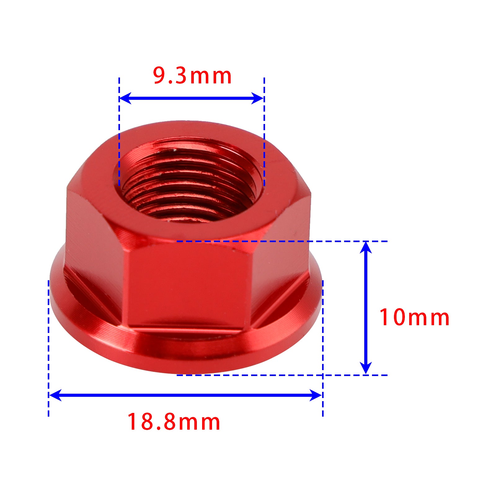 Ducati Supersport 939 950 S Desert X Aluminum M10 X 1 Sprocket Nut Set