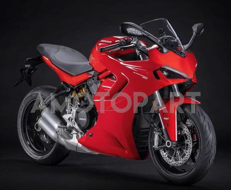 Amotopart 2021-2024 Ducati Supersport 950/950S Schwarzes Rotverkleidungskit
