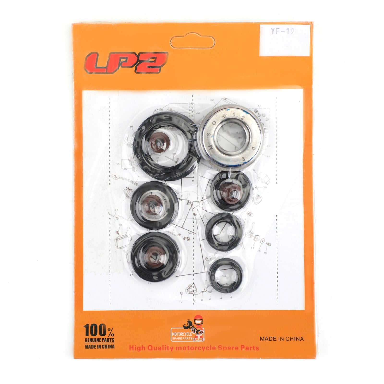 2013–2017 Honda CRF250L Complete Engine Oil Seal Crankcase Kit - 11pcs