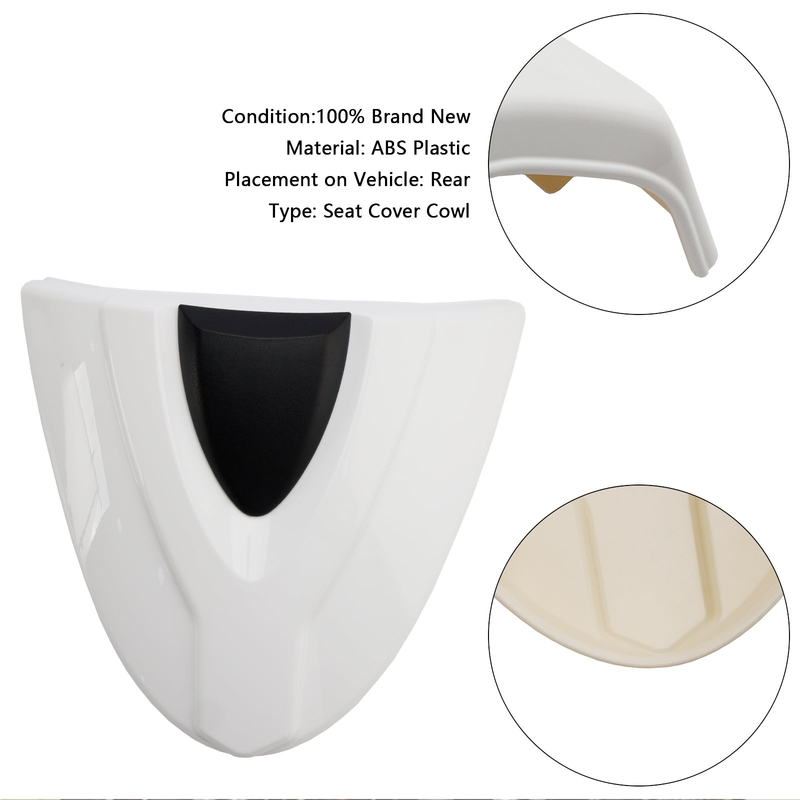 21-24 Trident 660 cubierta del asiento trasero carenado