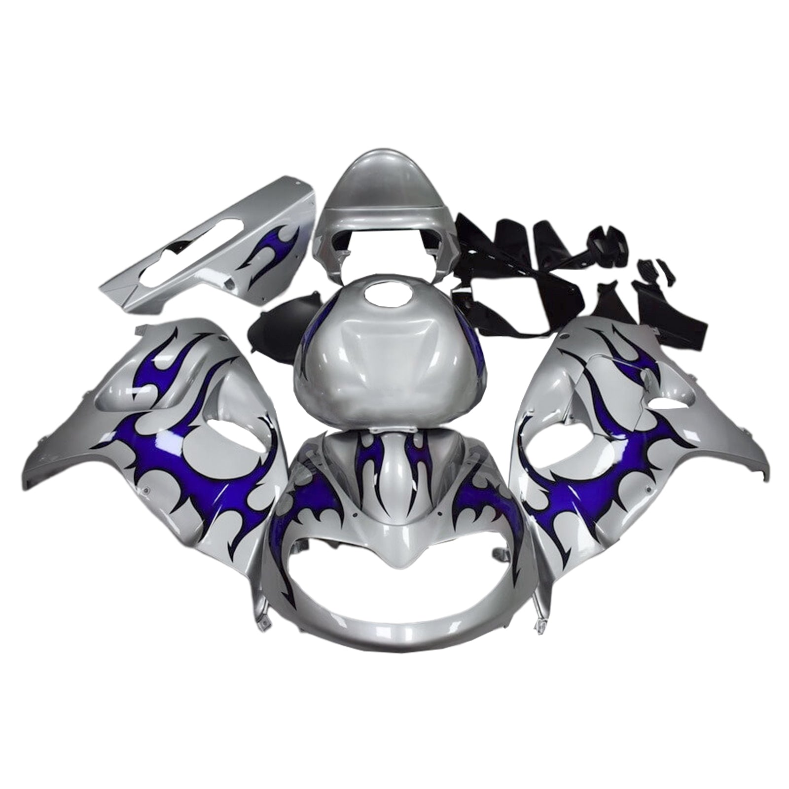 Amotopart 1998-2003 TL1000R Suzuki Blue & Silver Fairing Kit