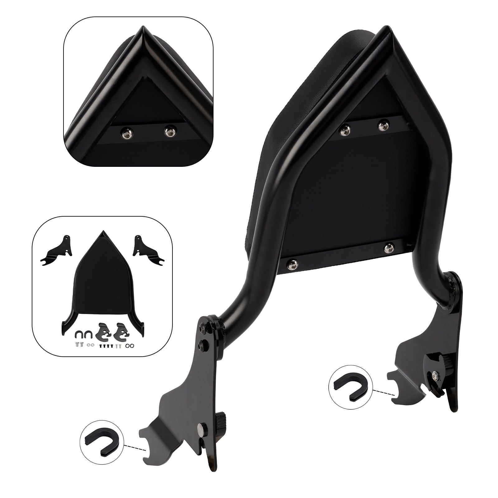 Road King 2009-2022 Street Glide 2009-2024 Passenger Sissy Bar Backrest
