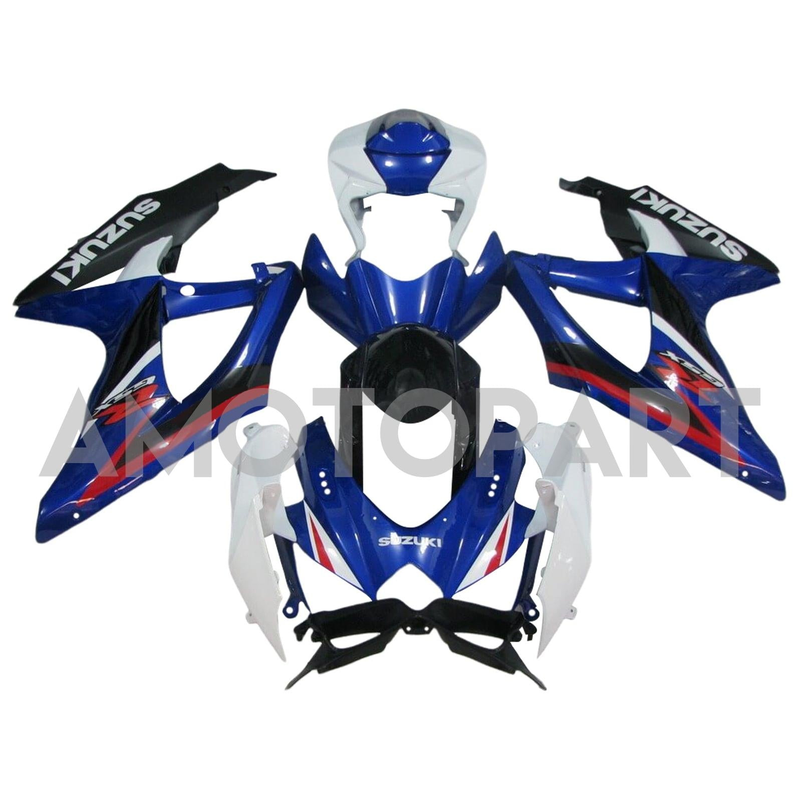 Amotopart 2008-2010 Suzuki GSXR 600/750 Collection de kit de carénage