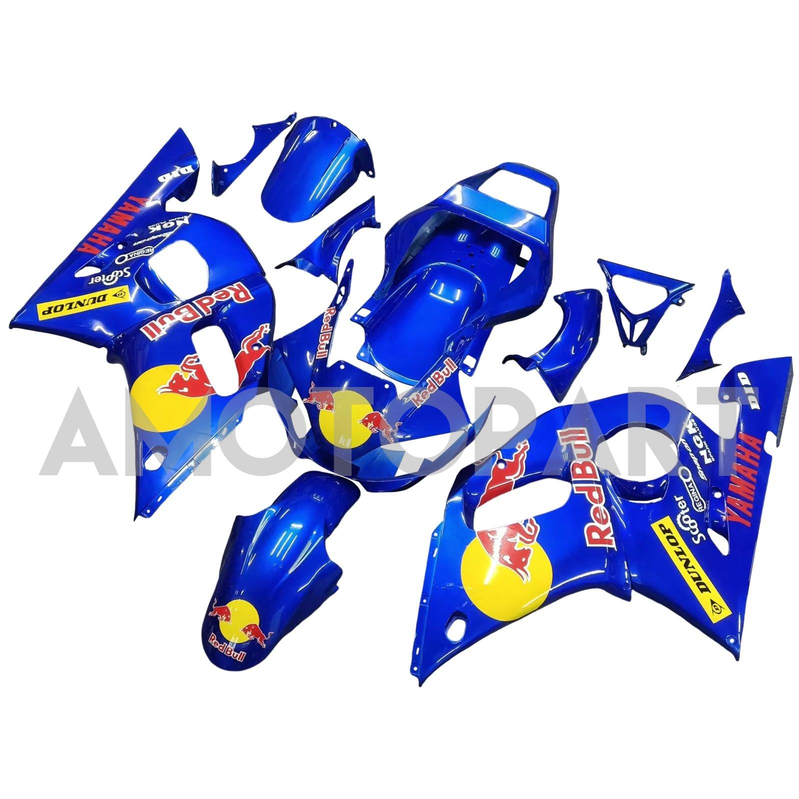 Amotopart 1998-2002 Yamaha YZF 600 R6 Blue Fairing Kit
