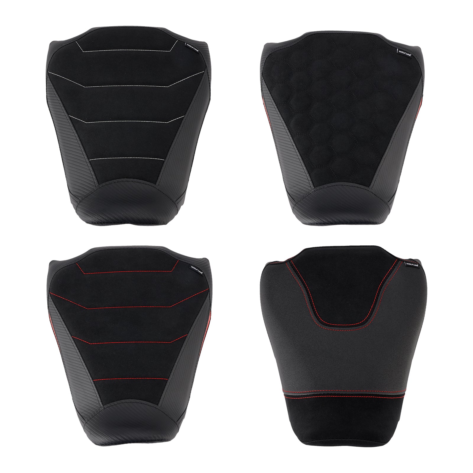 24-25 RedB Honda Cb650R Cbr650R Front Driver Raider Seat Pillion Saddle Reda