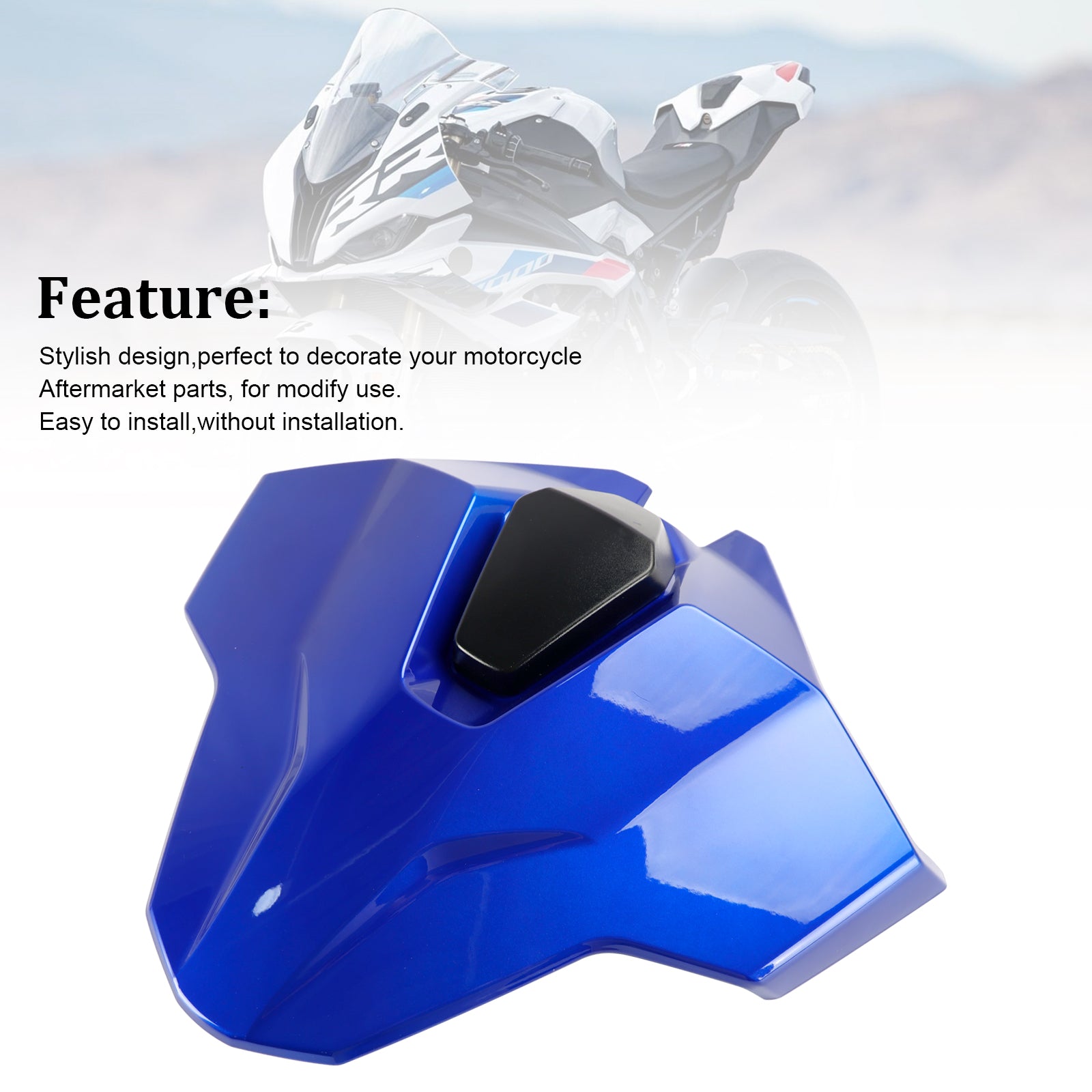 23-24 BMW S1000RR Svans baksäte Cover Fairing Cowl