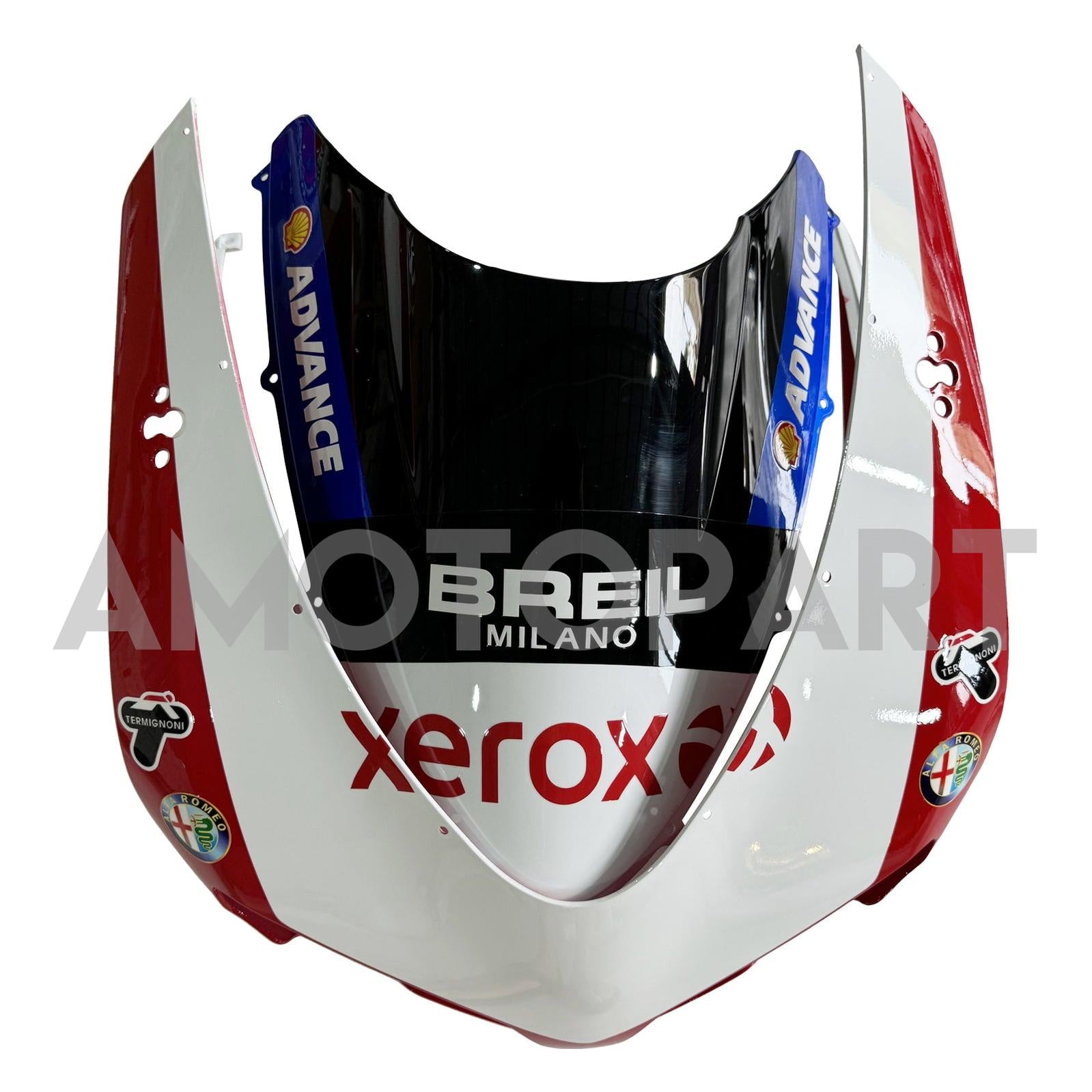 Amotopart 2007-2011 Ducati 1098/1198/848 Black White Red Blue Fairing Kit