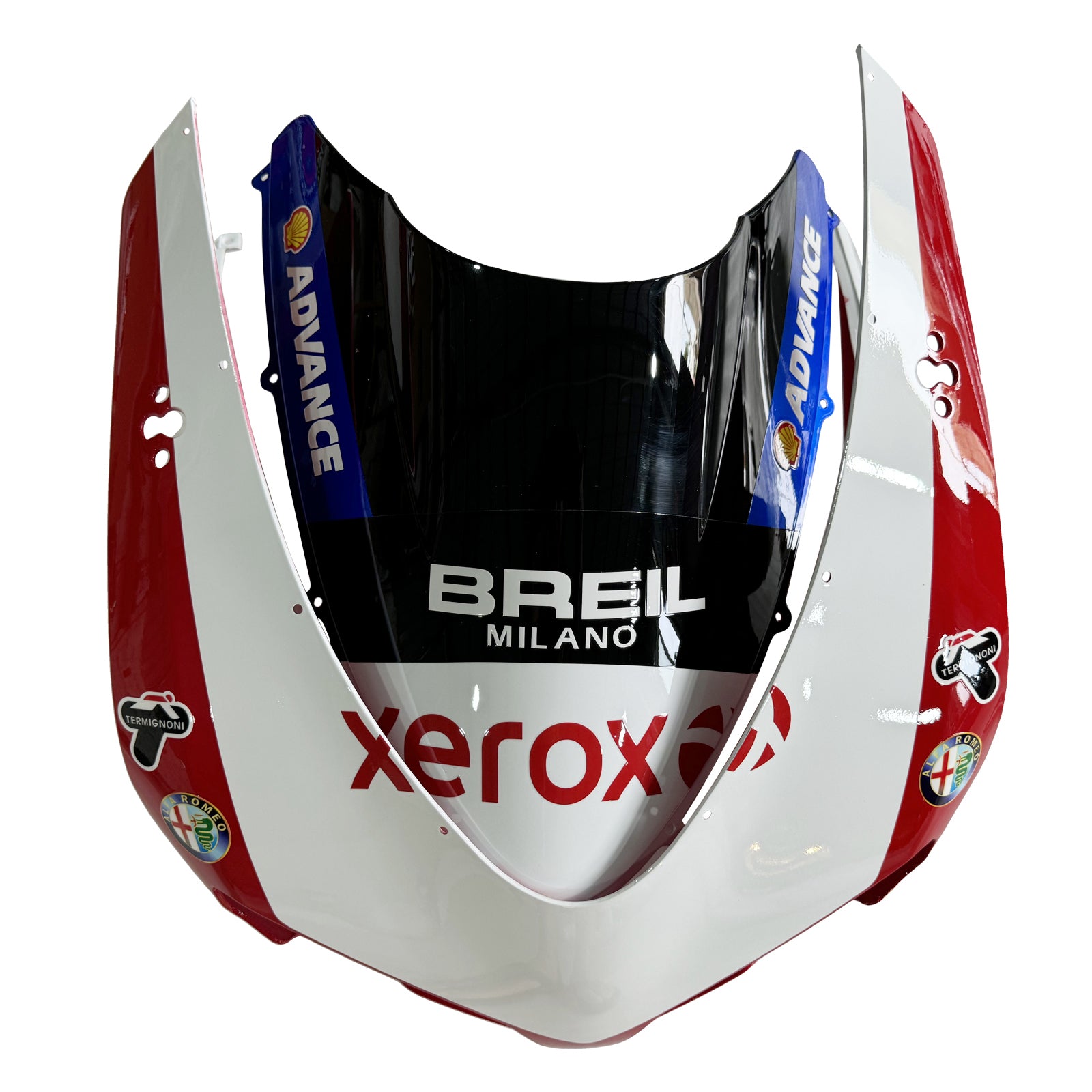 Amotopart 2007-2011 Ducati 1098/1198/848 Black White Red Blue Fairing Kit