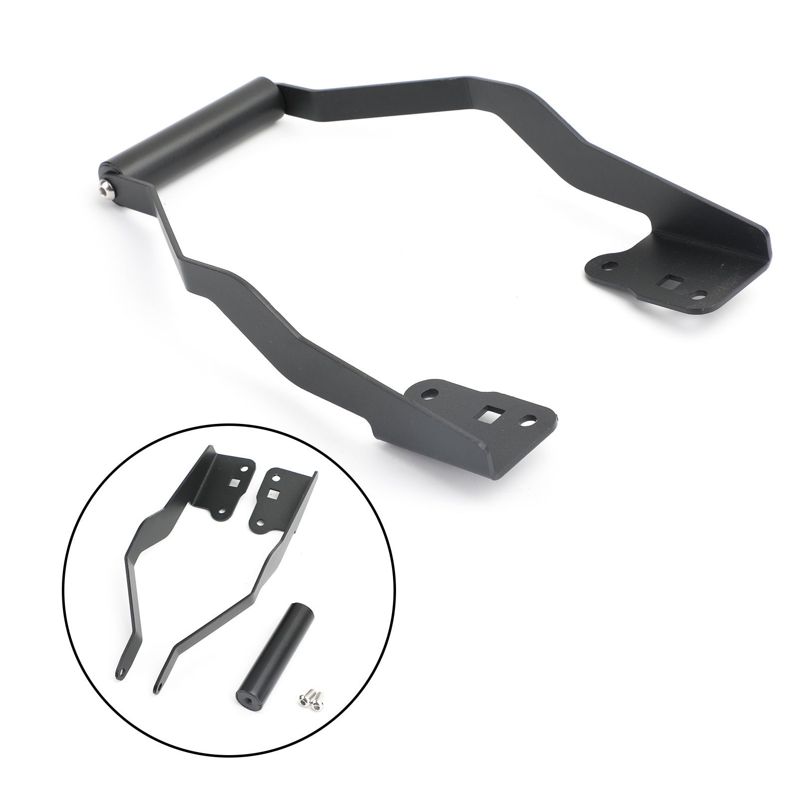 Soporte negro para parabrisas, soporte para Smartphone/GPS para BMW F750GS F850GS 18-19