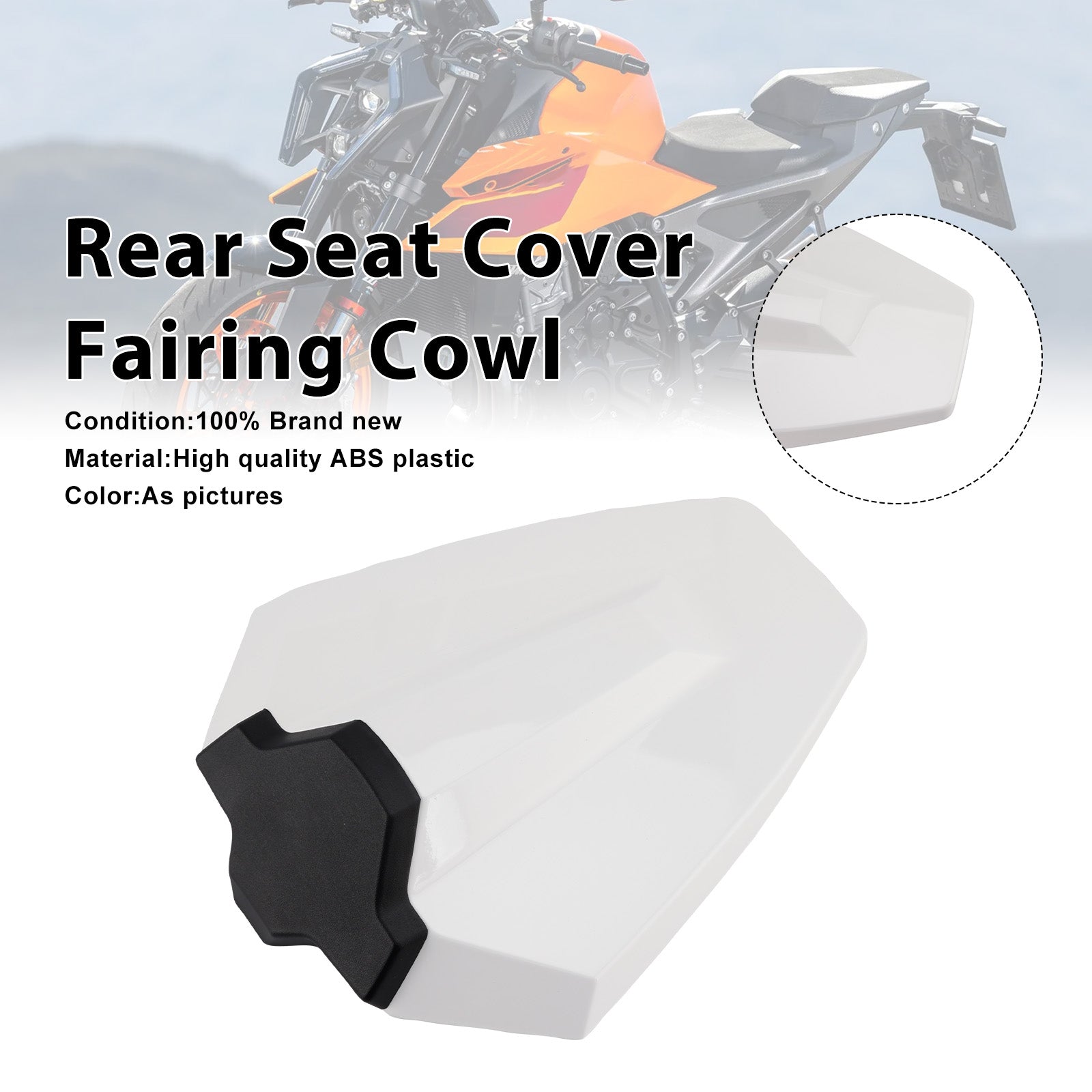 2024-2025 Duke 990 Rear Pillion Seat Cover Fairing Cowl