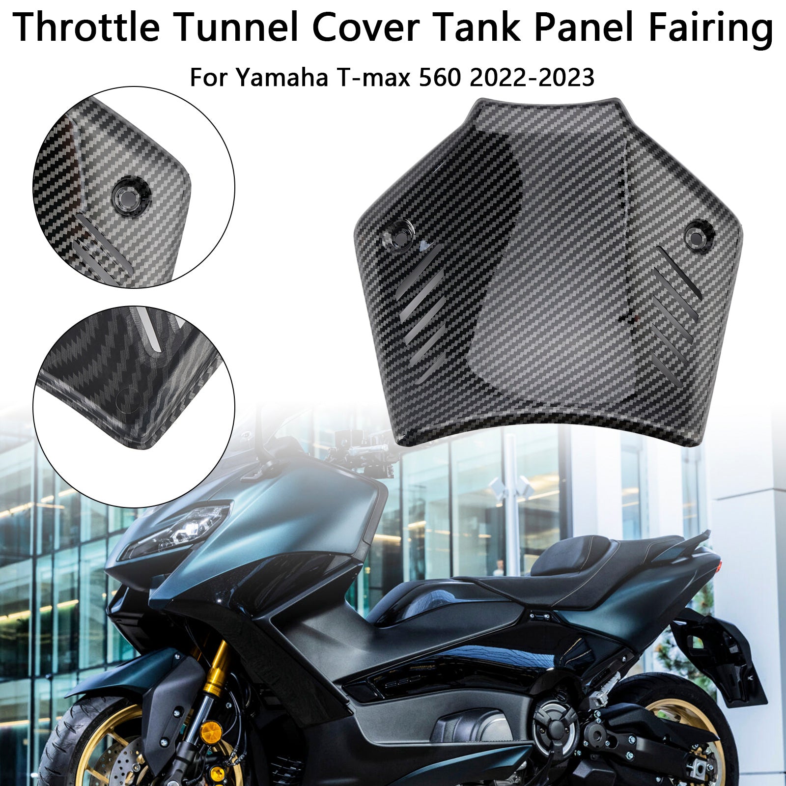 2022 2023 YAMAHA TMAX 560 GASS TUNNEL TANK Tankpanelen