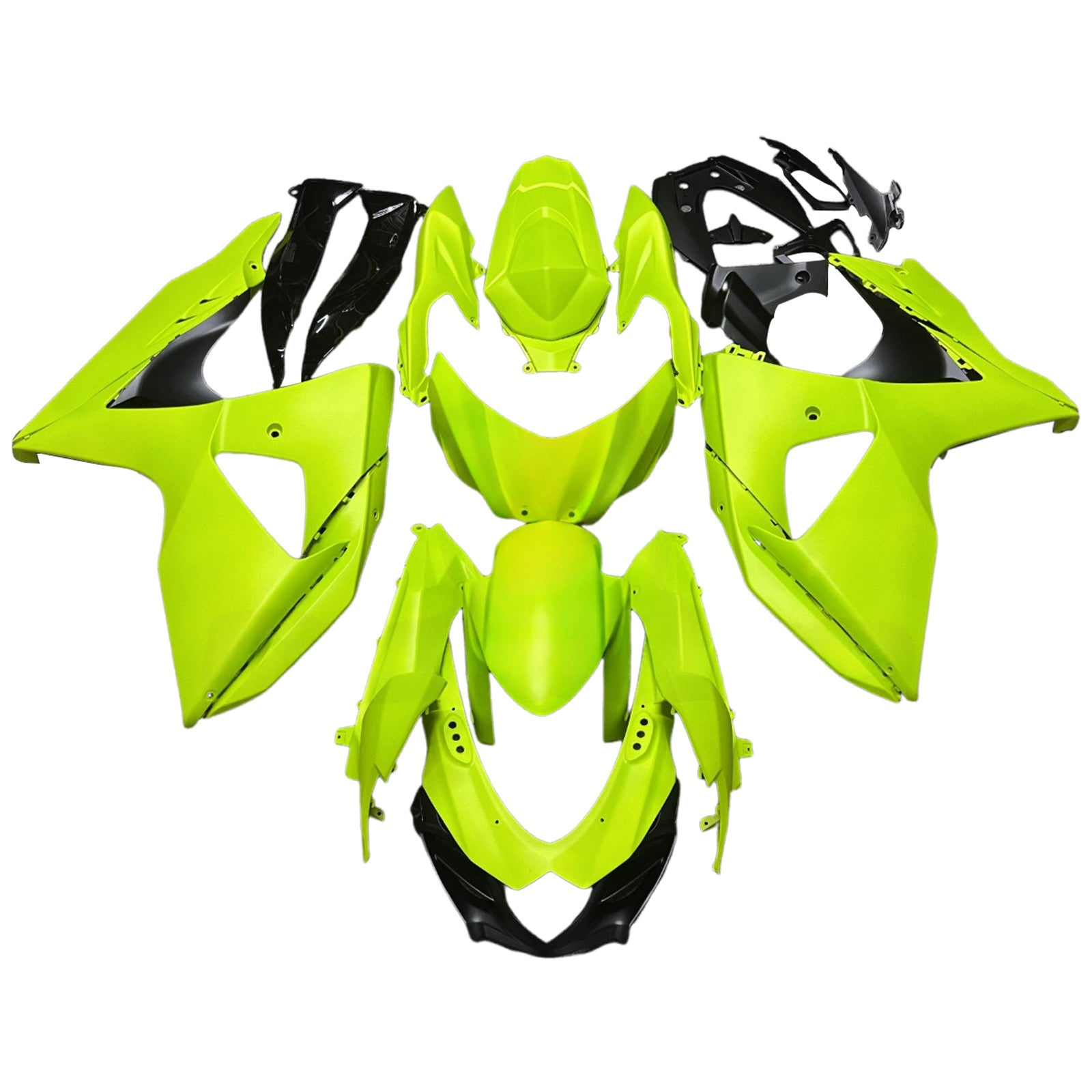 Amotopart 2009-2016 Suzuki GSXR1000 Green Fairing Kit