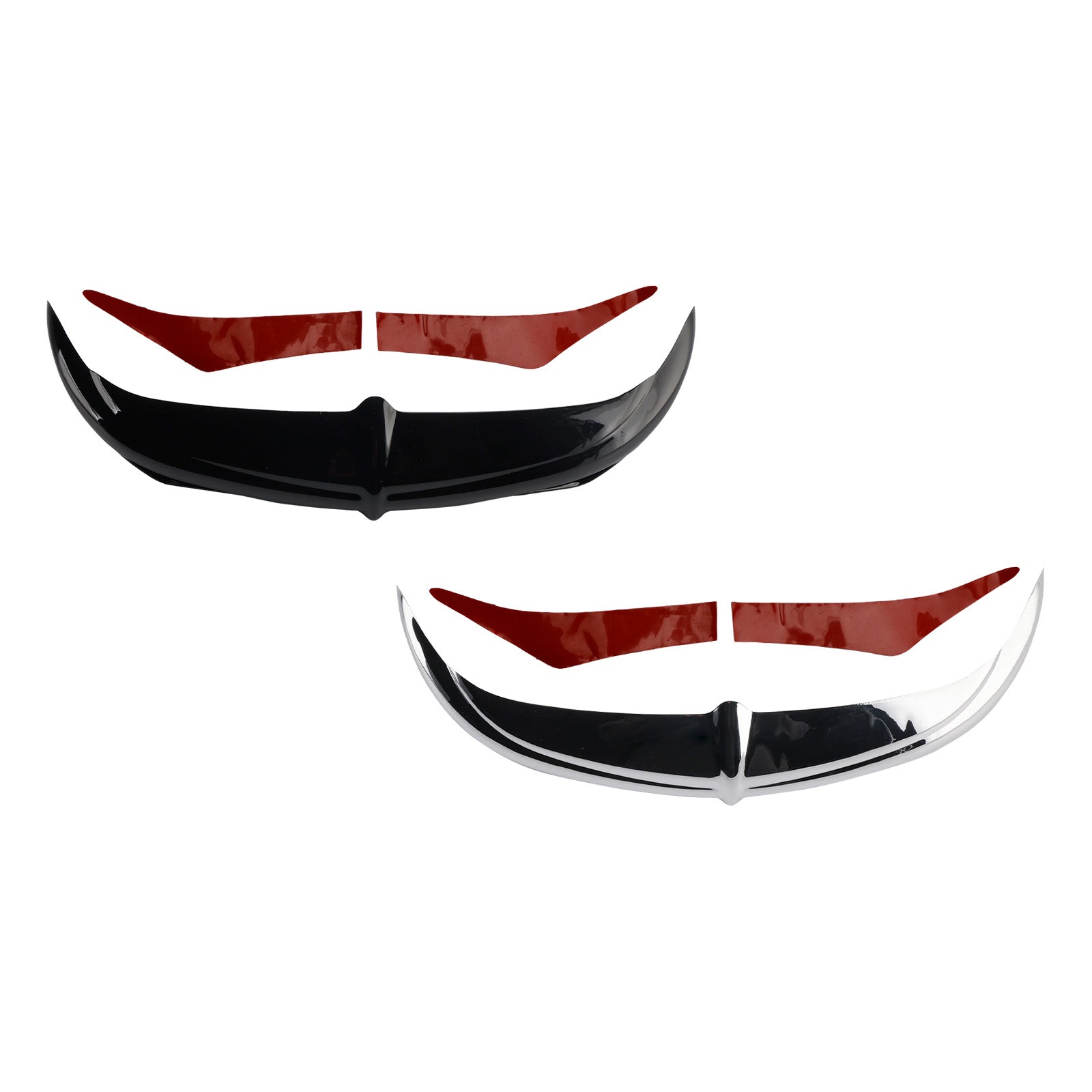 96-13 Electra Street Glides Trikes Bat Brow Batwing Fairing Accent Trim