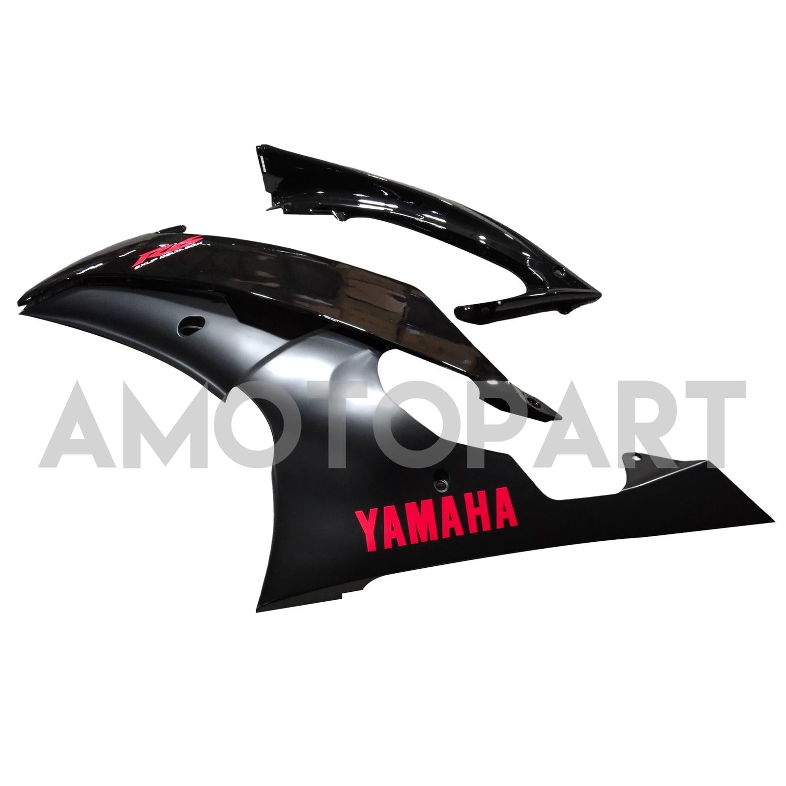 Amotopart 2008-2016 Yamaha YZF 600 R6 Black Fairing Kit