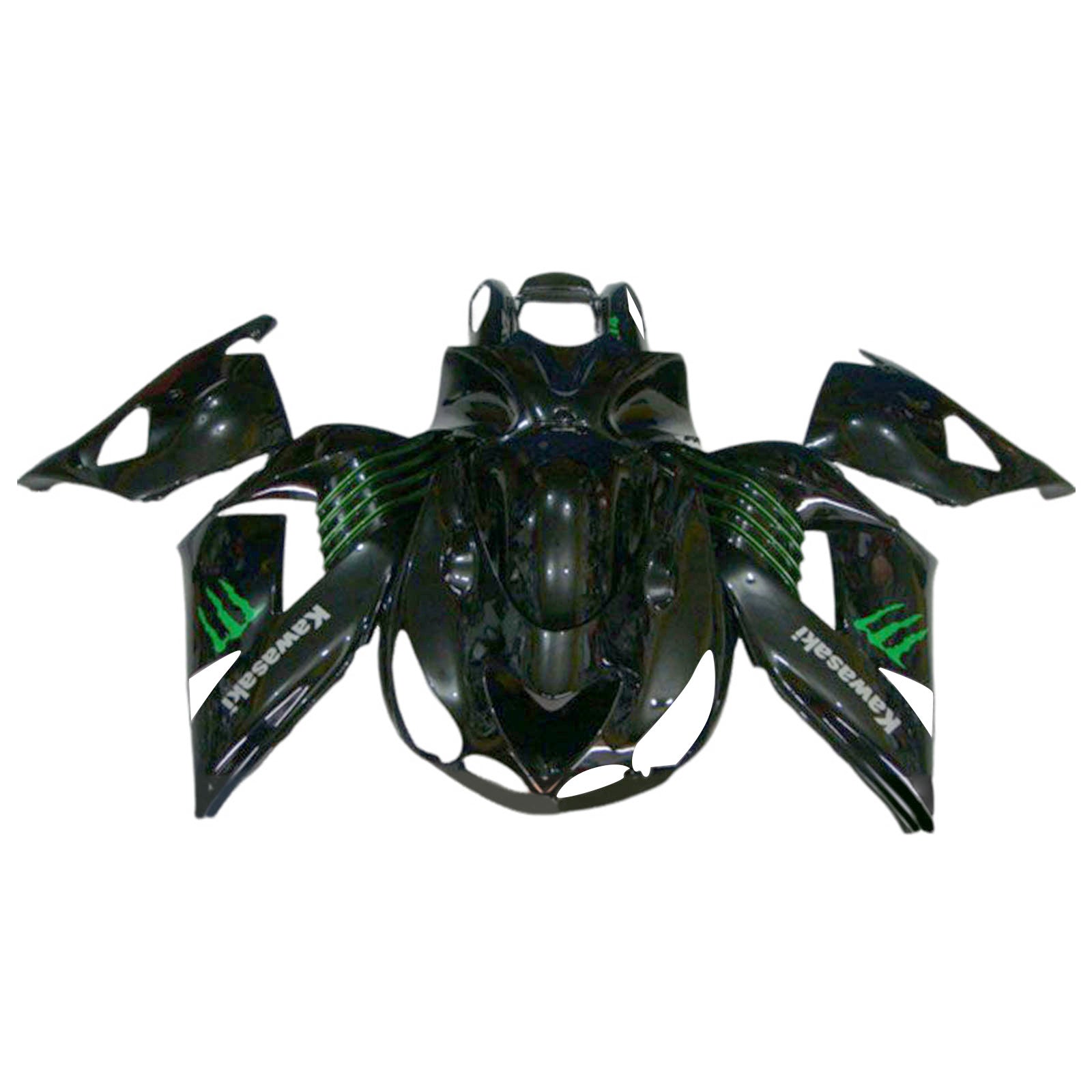 Amotopart 2006-2011 Kawasaki ZX14R ZZR1400 Black Failing Kit