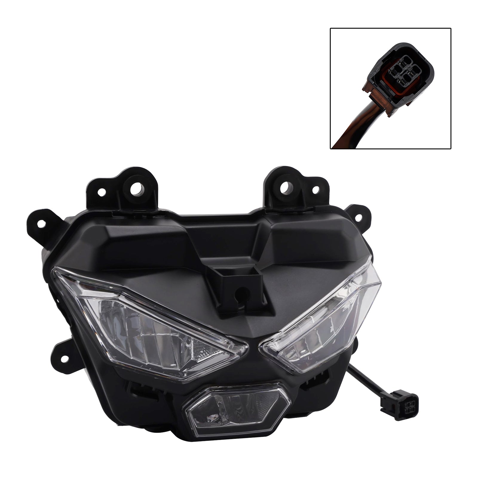 2025 Kawasaki Ninja Z900 Front Headlight Grille Headlamp Led Protector Brown