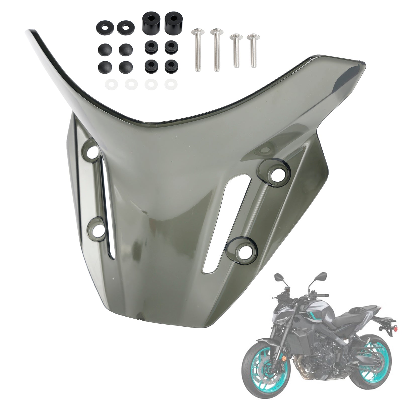 ABS Motorcycle Windshield WindScreen fit for YAMAHA MT-09 MT 09 2021-2023