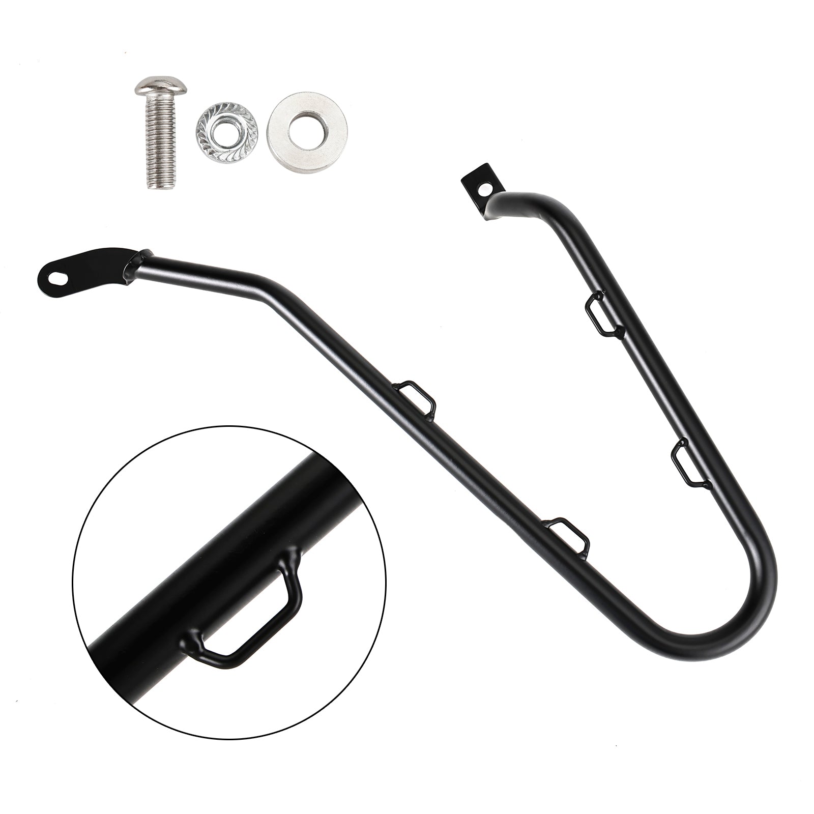 Luggage Rack Side Saddle Bag Mount Bracket Left For Triumph Bobber 2017-2024