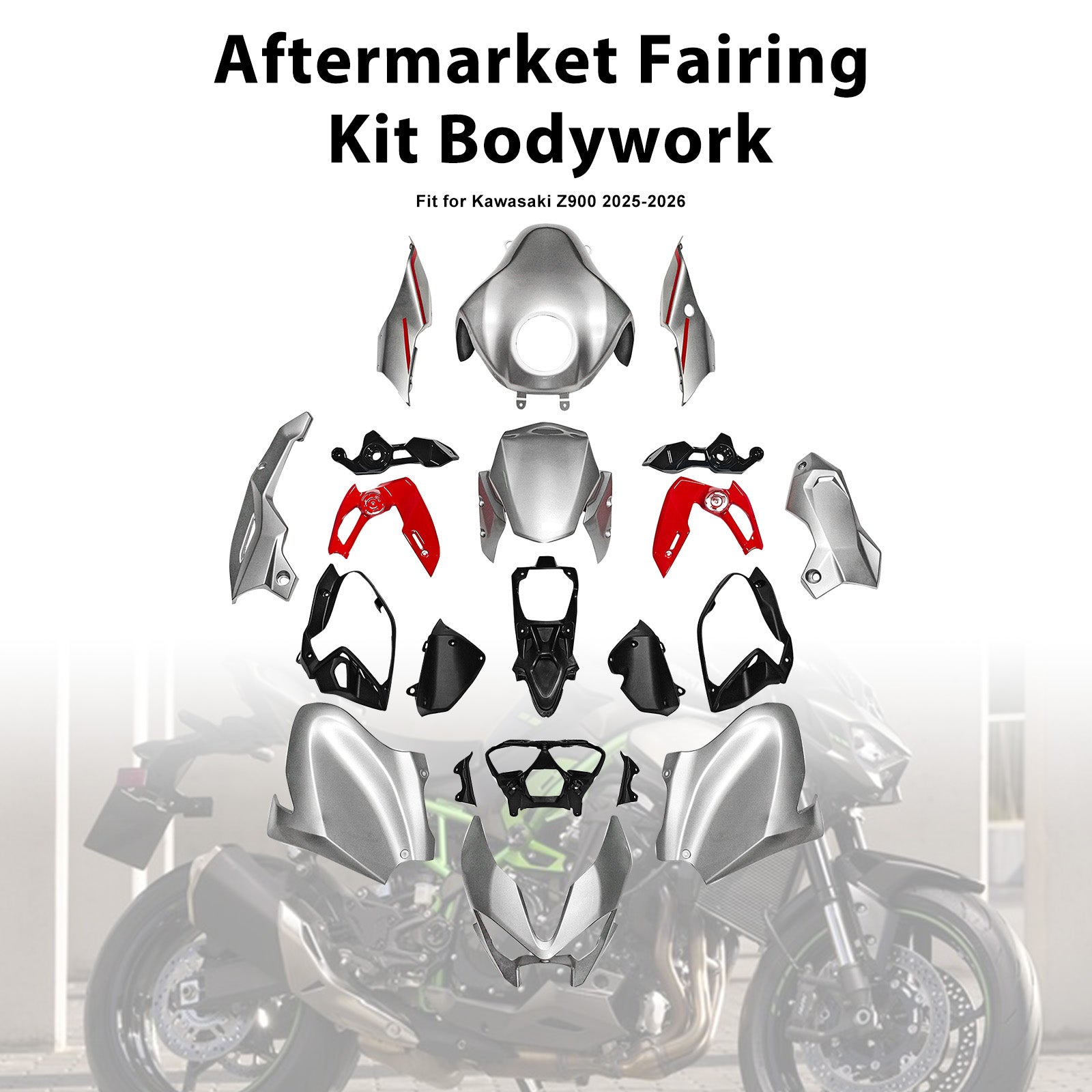 Amotopart 2025–2026 Kawasaki Z900 Verkleidungsset-Kollektion