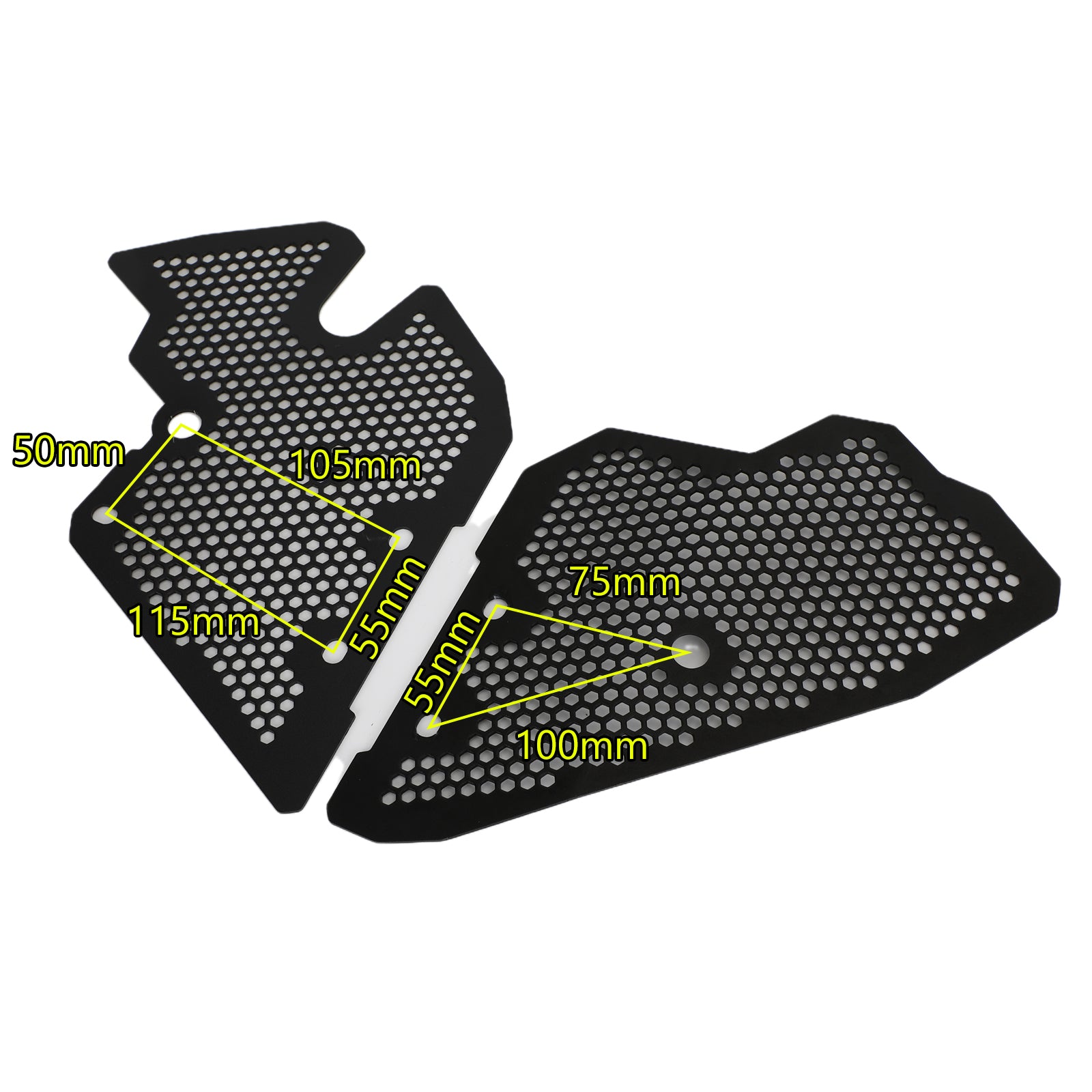 Motorschutzschutzmotorenschutzmetall für Yamaha Tenere 700 19-21 Schwarz