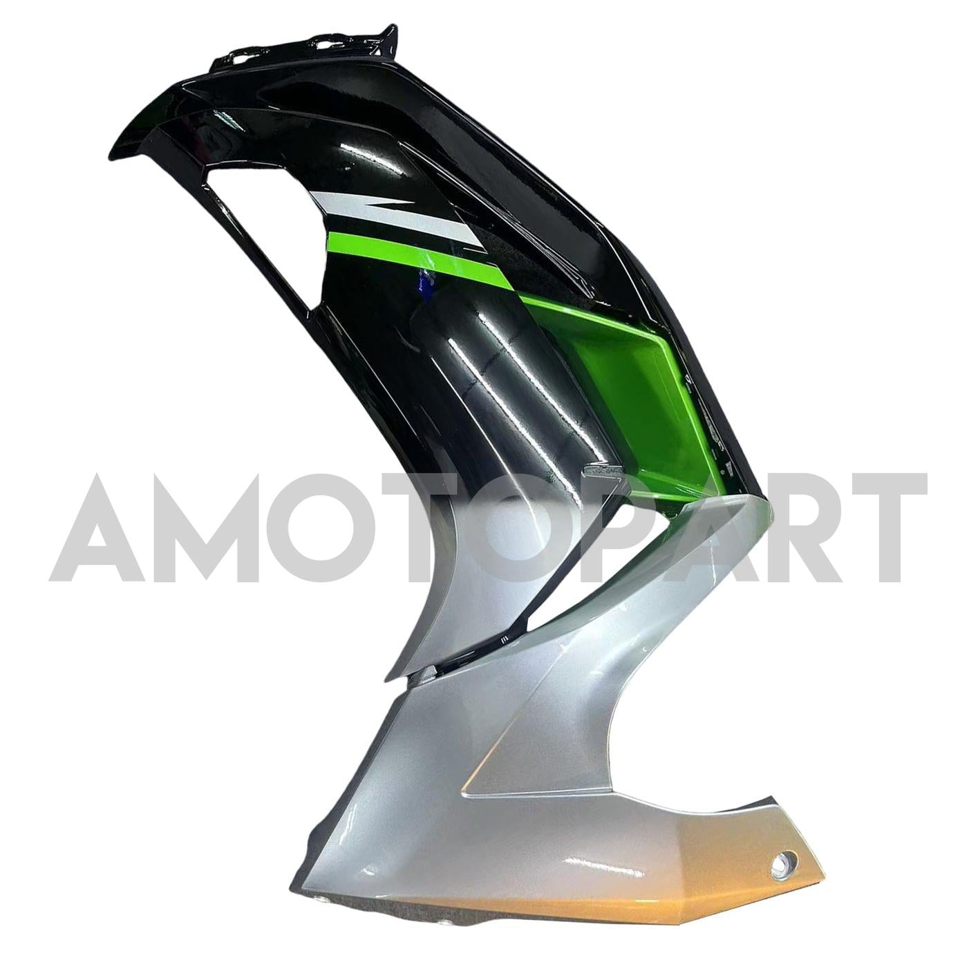Amotopart 2012-2016 Kawasaki Ninja 650 EX650 Green Black White Fairing Kit