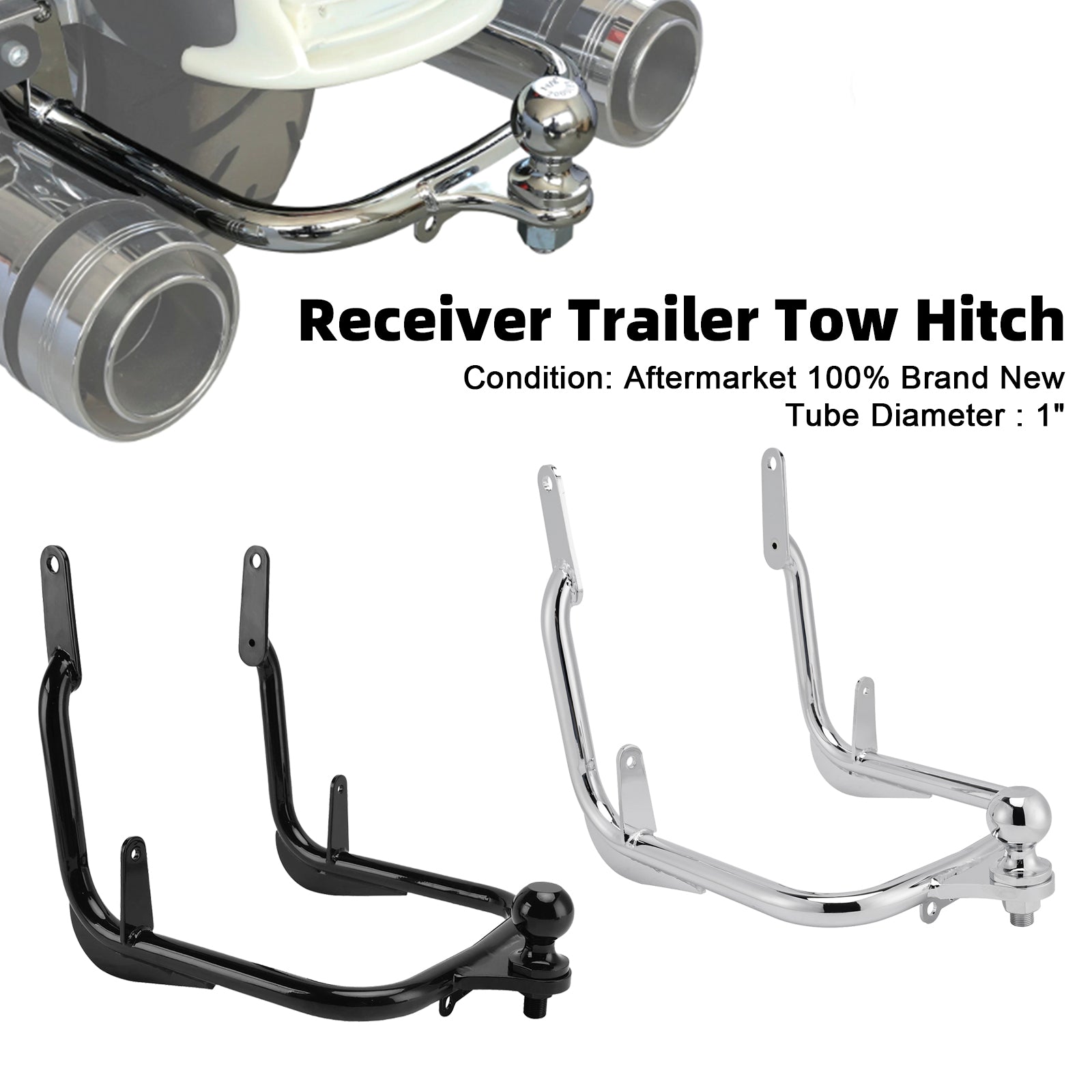 2009-2023 Touring Electra Street Glide FLHX Receiver Trailer Tow Hitch